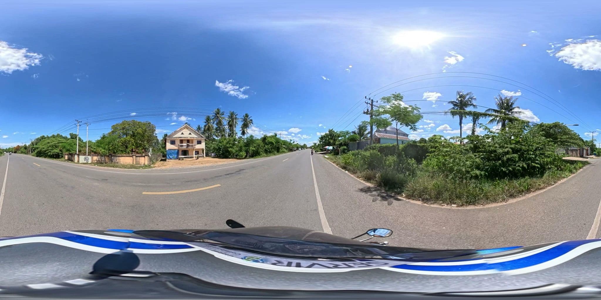 Street view near Pkay Angkear Guest House and Restaurant, Kampot — © vteck (CC BY-SA · Mapillary)
