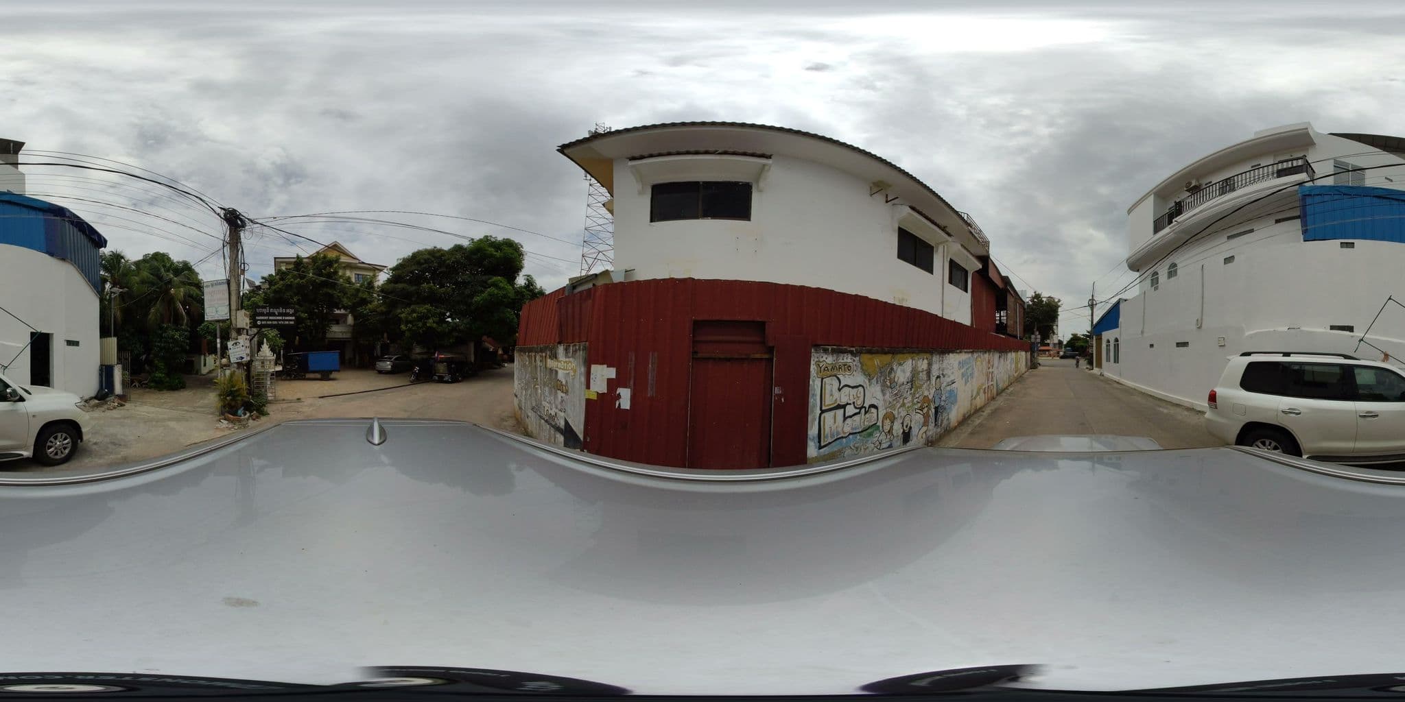 Street view near Apsara Angkor Guesthouse, Siem Reap — © ThailandCambodia (CC BY-SA · Mapillary)