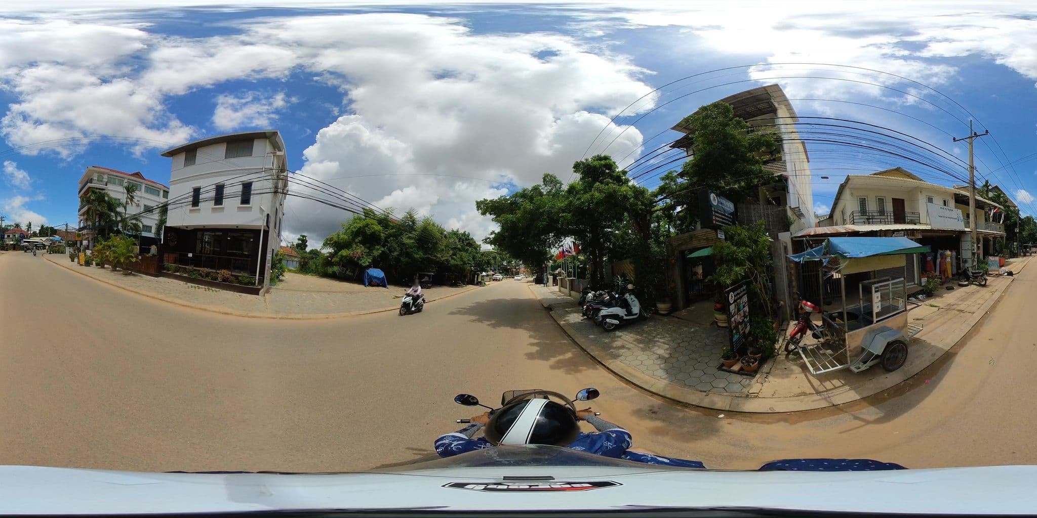 Street view near Bliss Villa, Siem Reap