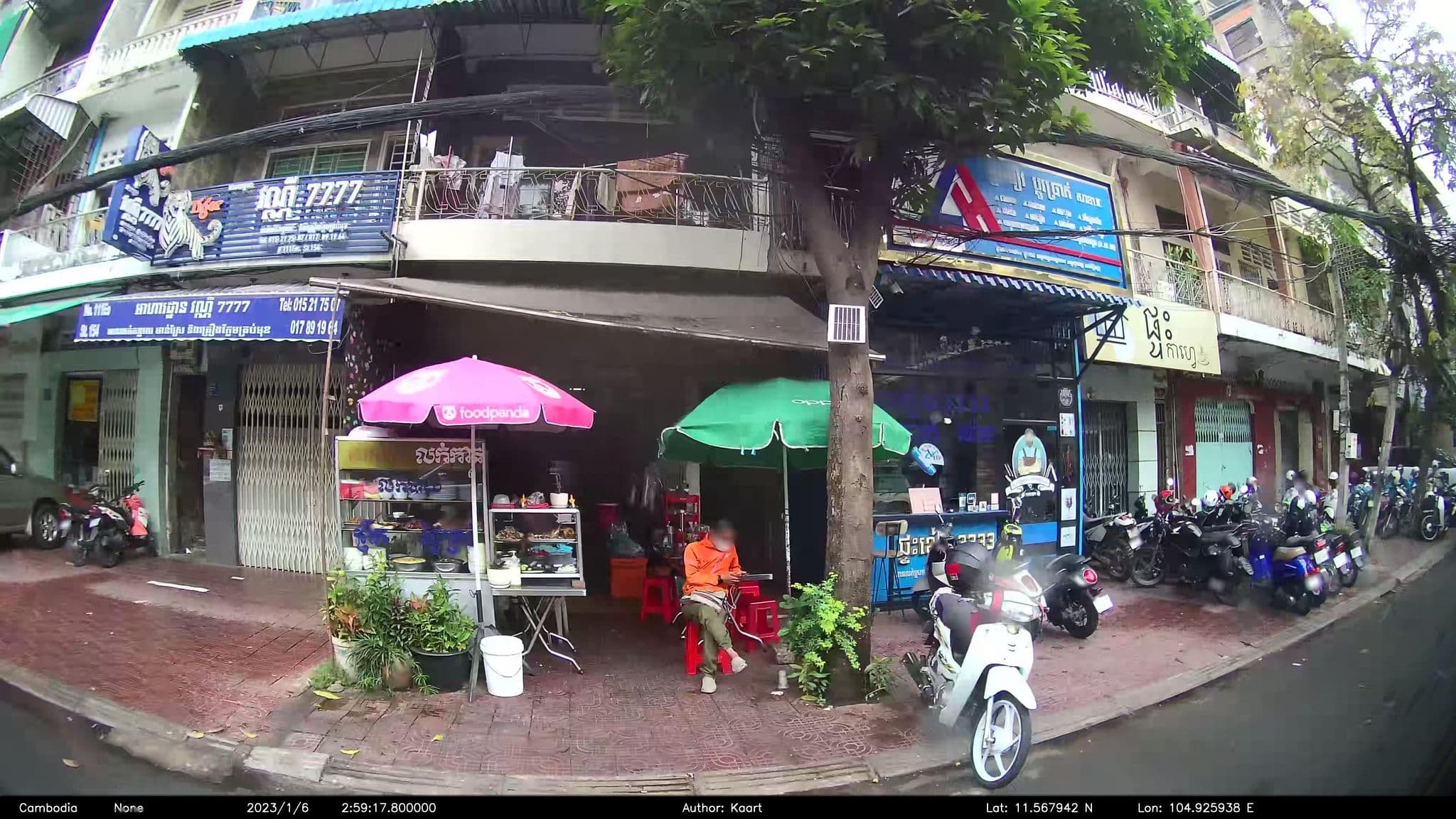 Street view near Royal Guest House, Phnom Penh