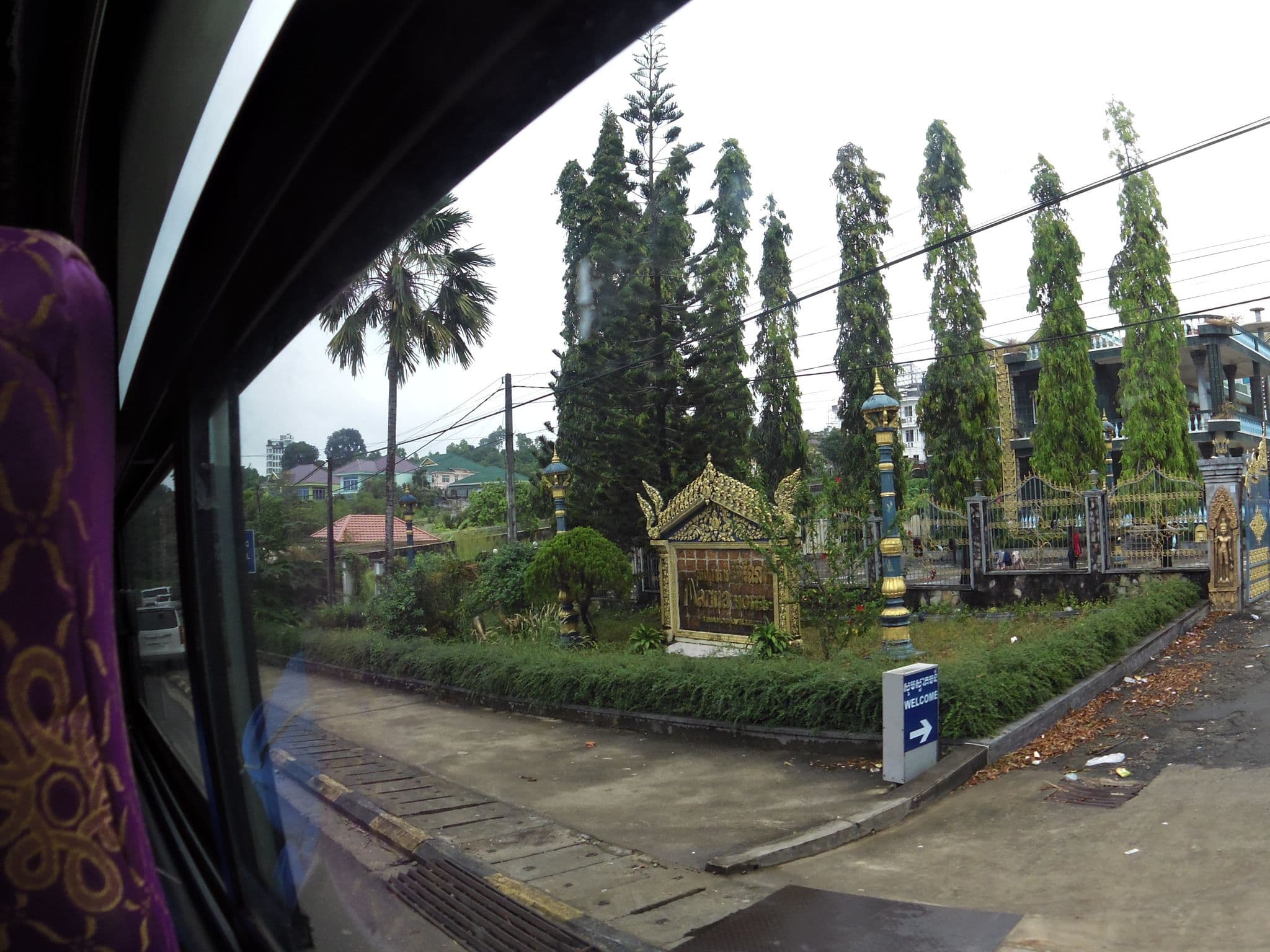 Street view near All Nations Guesthouse, Sihanoukville