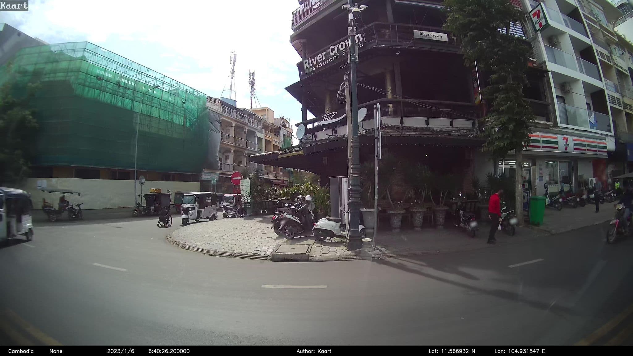 Street view near Panorama Mekong, Phnom Penh