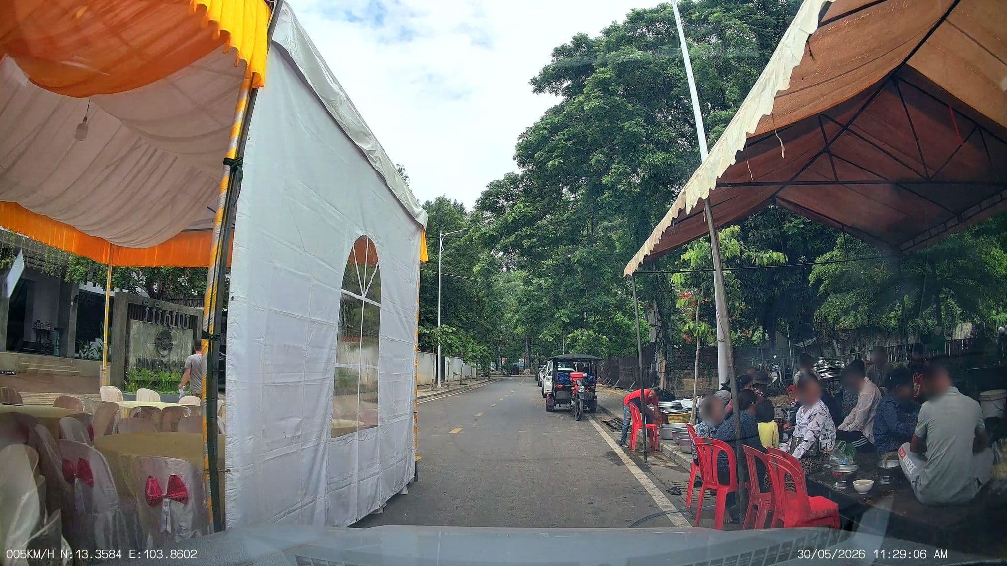 Street view near Riversoul Residence, Siem Reap — © ThailandCambodia (CC BY-SA · Mapillary)
