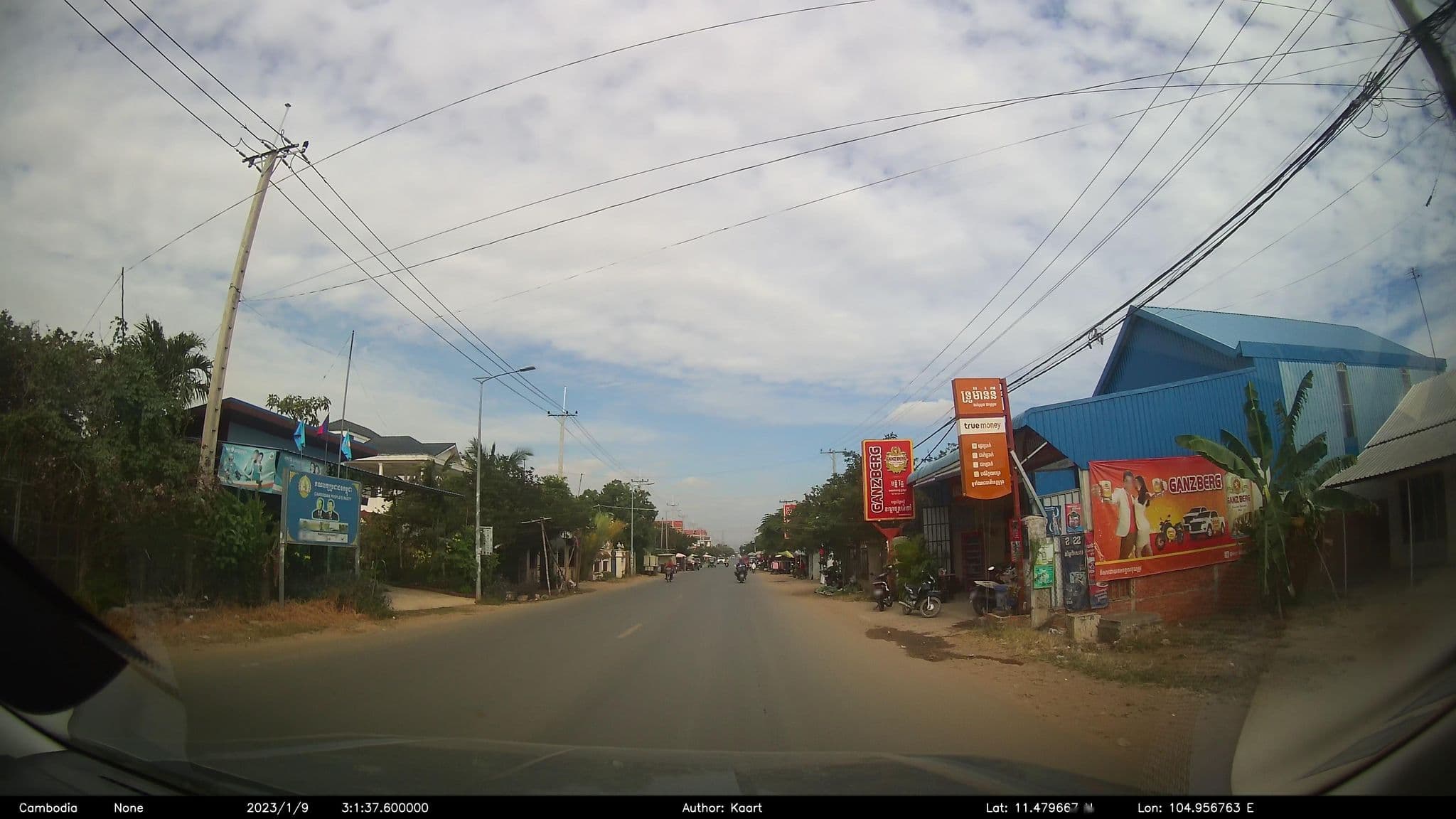 Street view near A Sya's house, Ta Khmau — © kaart_2 (CC BY-SA · Mapillary)