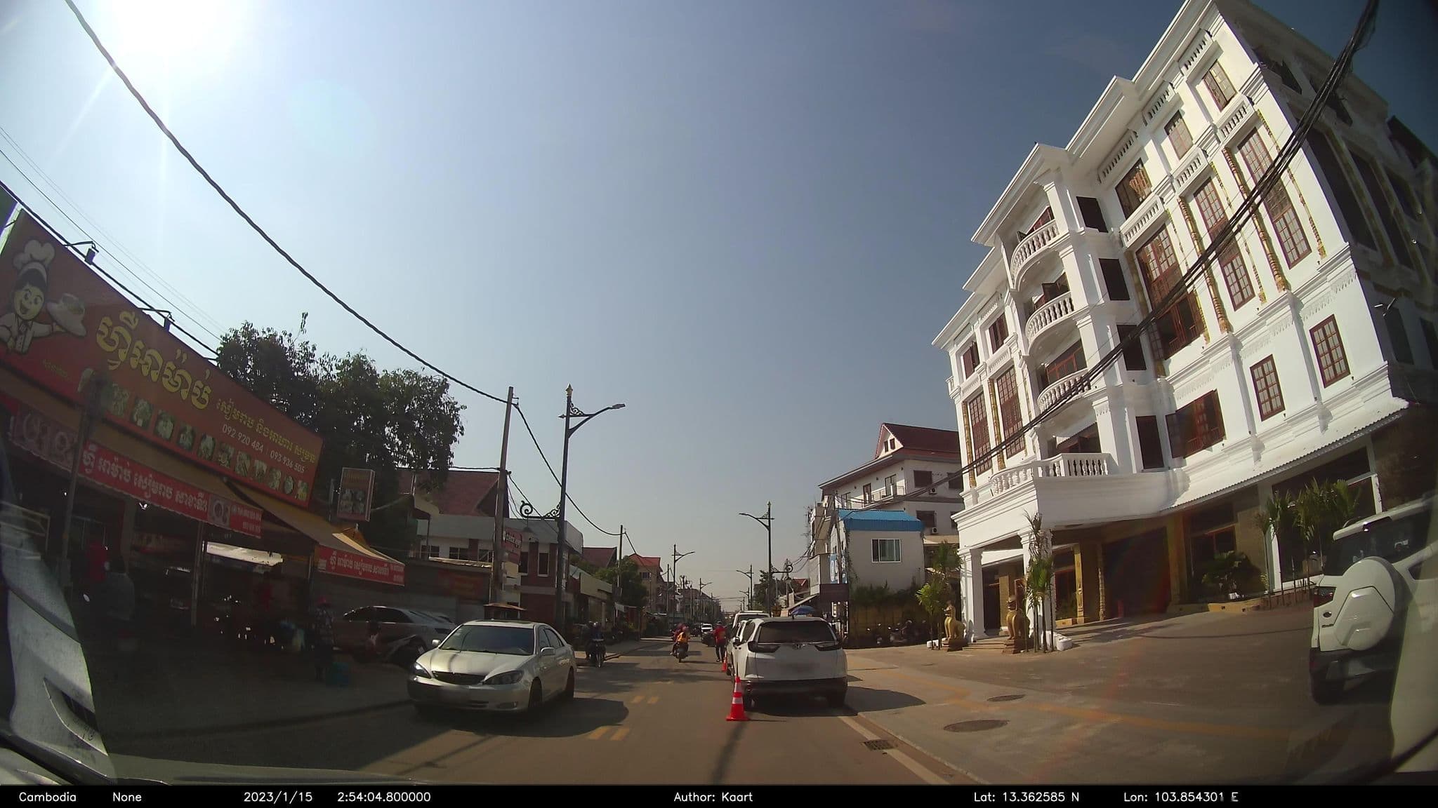 Street view near Angkorland Hotel, Siem Reap