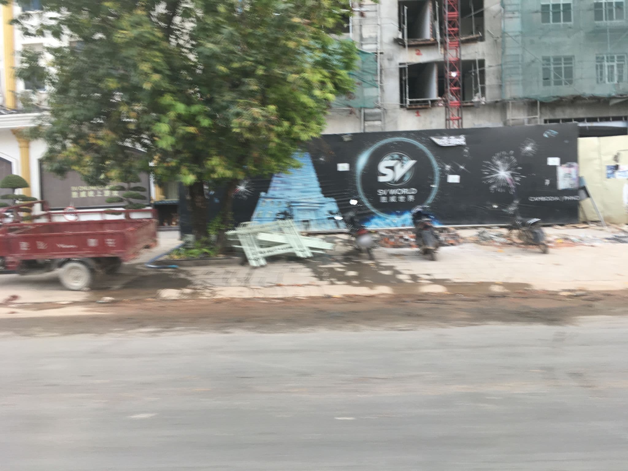 Street view near SV World, Sihanoukville