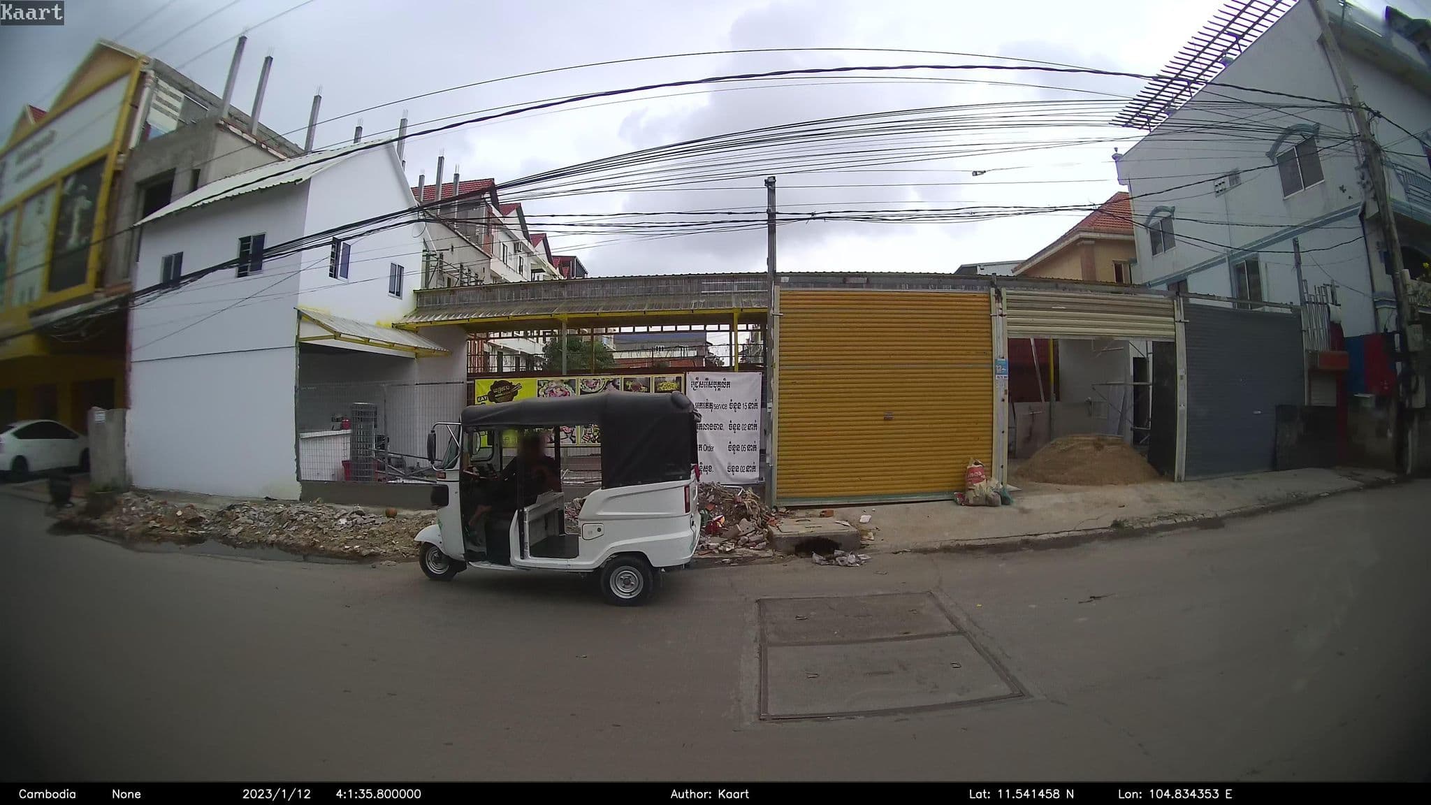 Street view near Vimean Meas guest house, Boeng Kak Pir — © kaart_2 (CC BY-SA · Mapillary)