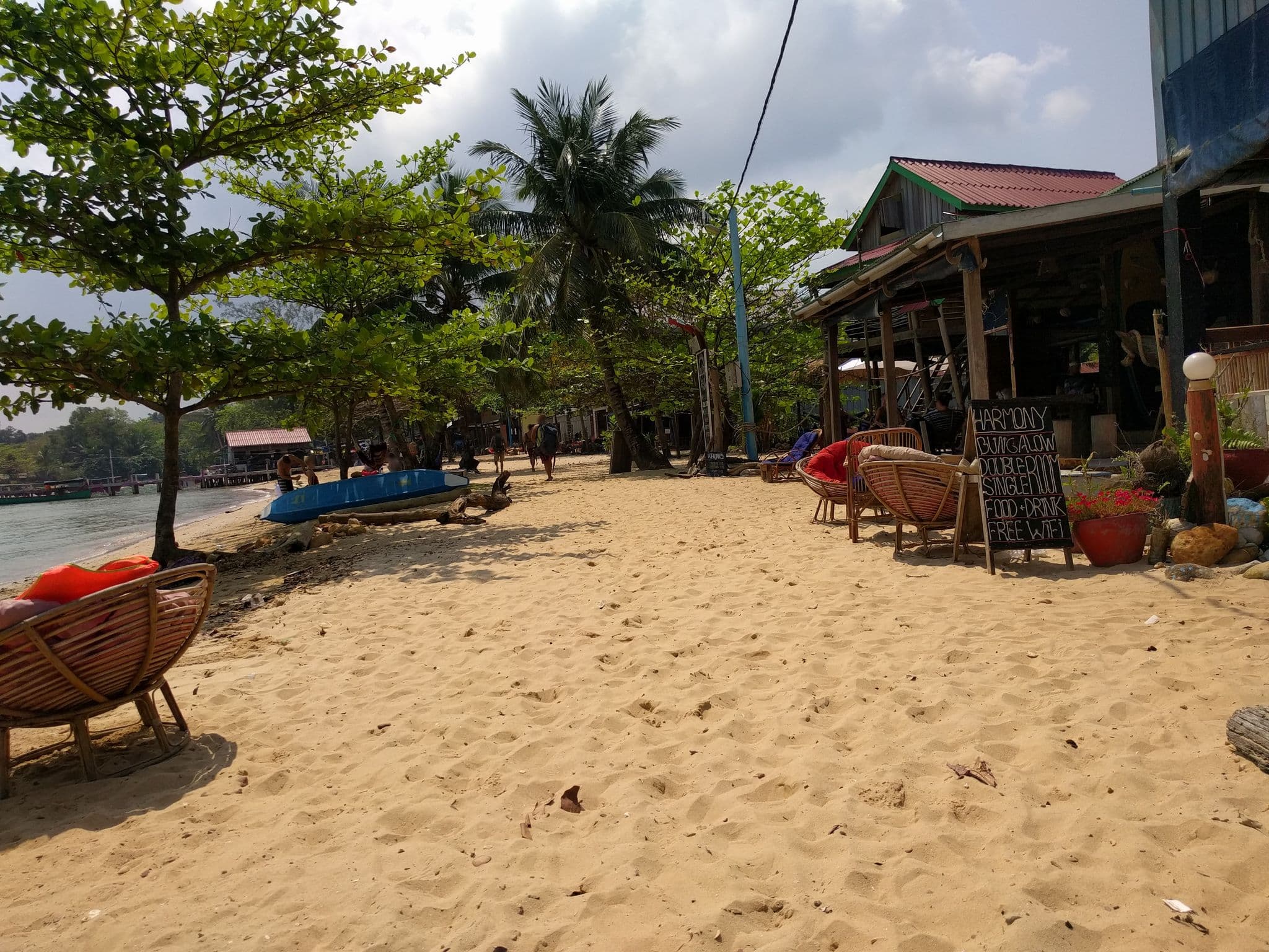 Street view near Beach House Cambodia, Sihanoukville