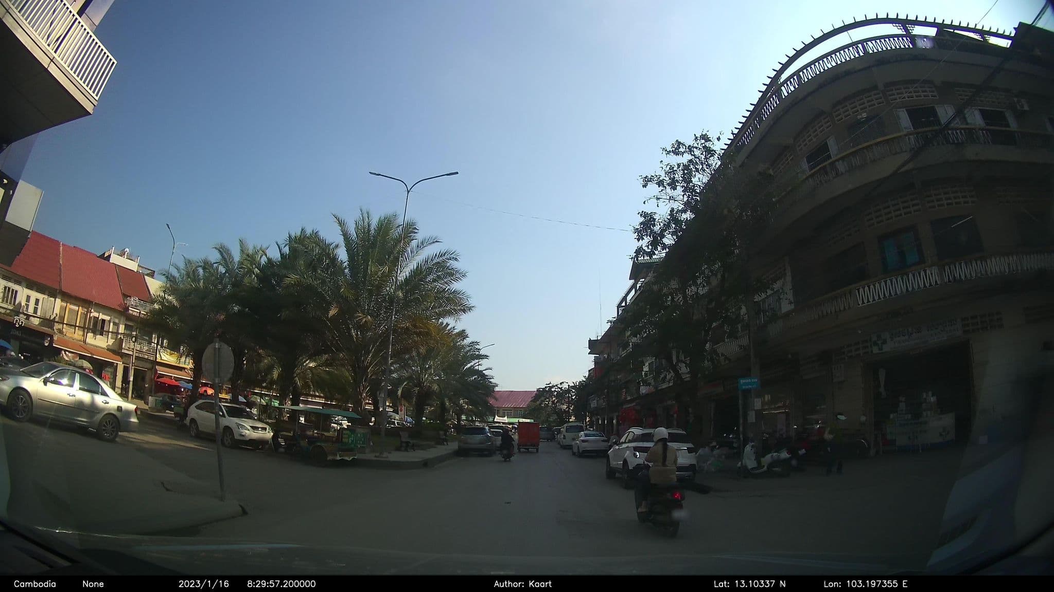 Street view near VV Hotel Battambang, Battambang — © kaart_2 (CC BY-SA · Mapillary)