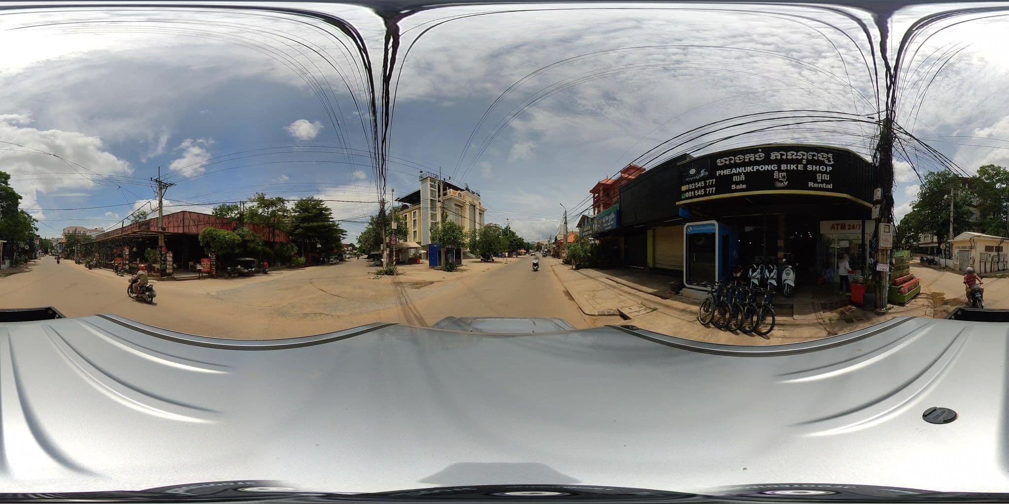 Street view near Sky Garden Hotel, Siem Reap