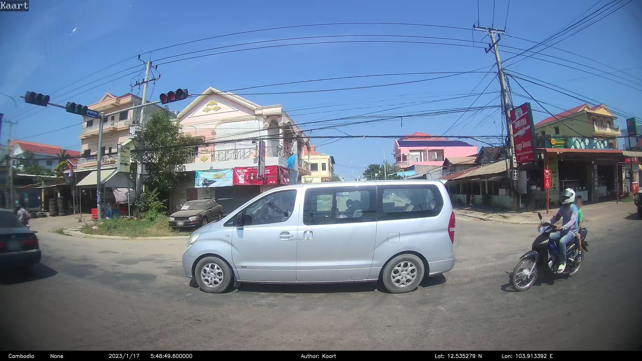 Street view near De Stay In Guest House, Pursat — © kaart_2 (CC BY-SA · Mapillary)