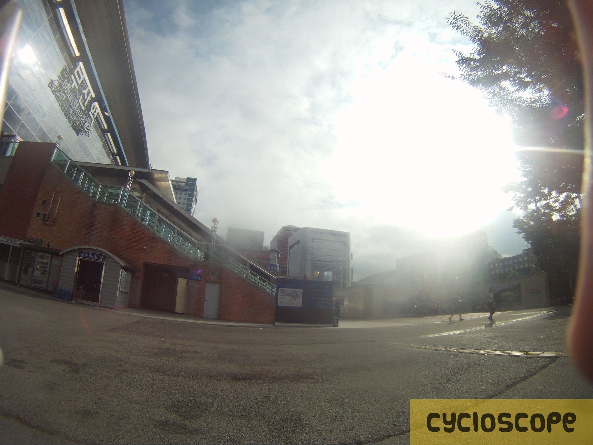 Street view near Pop Corn Hotel, Busan — © cycloscope (CC BY-SA · Mapillary)