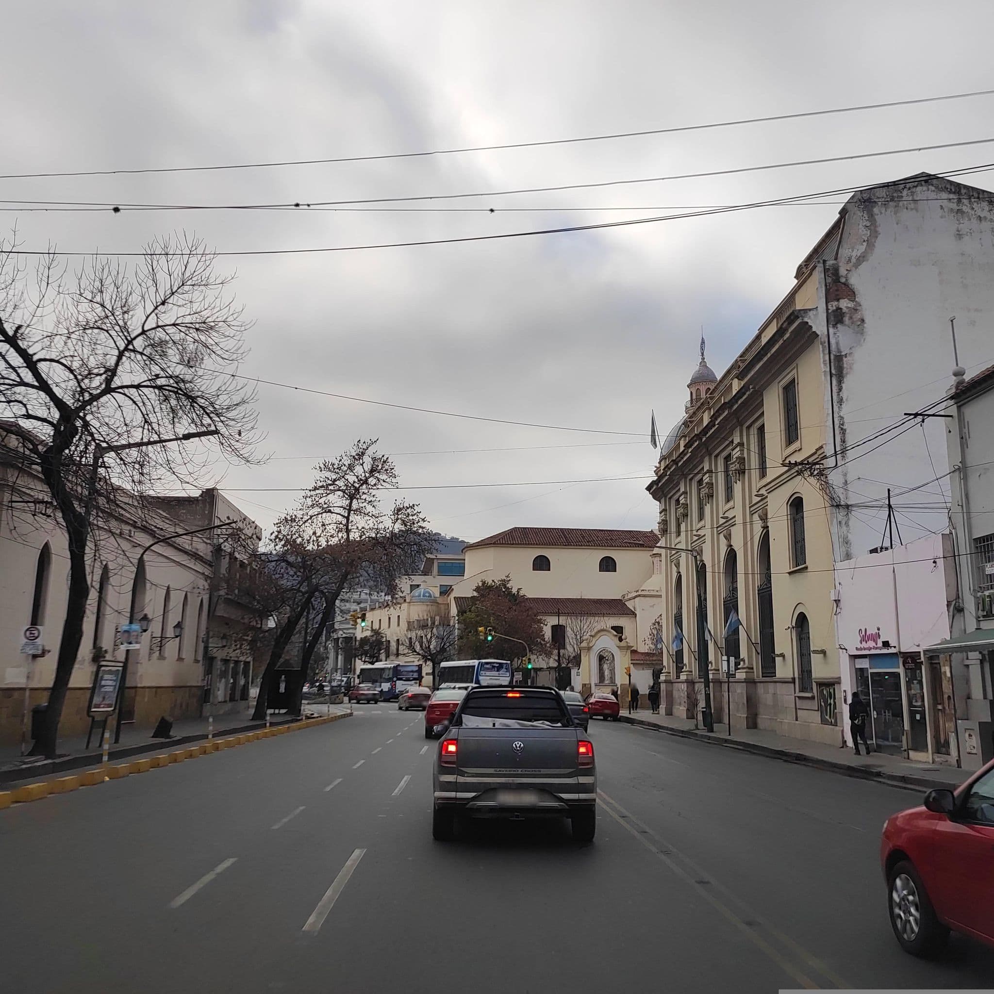 Street view near Hotel La Giralda, Salta