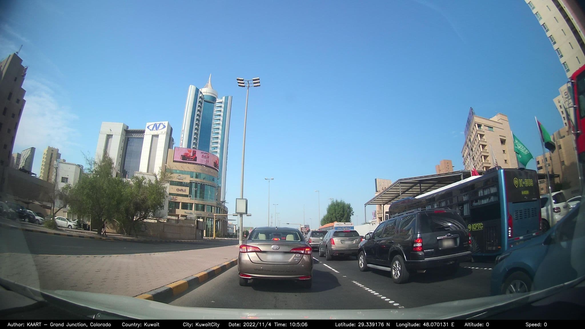 Street view near Laguna Hotel Suites, As Sālimīyah — © kaart_2 (CC BY-SA · Mapillary)