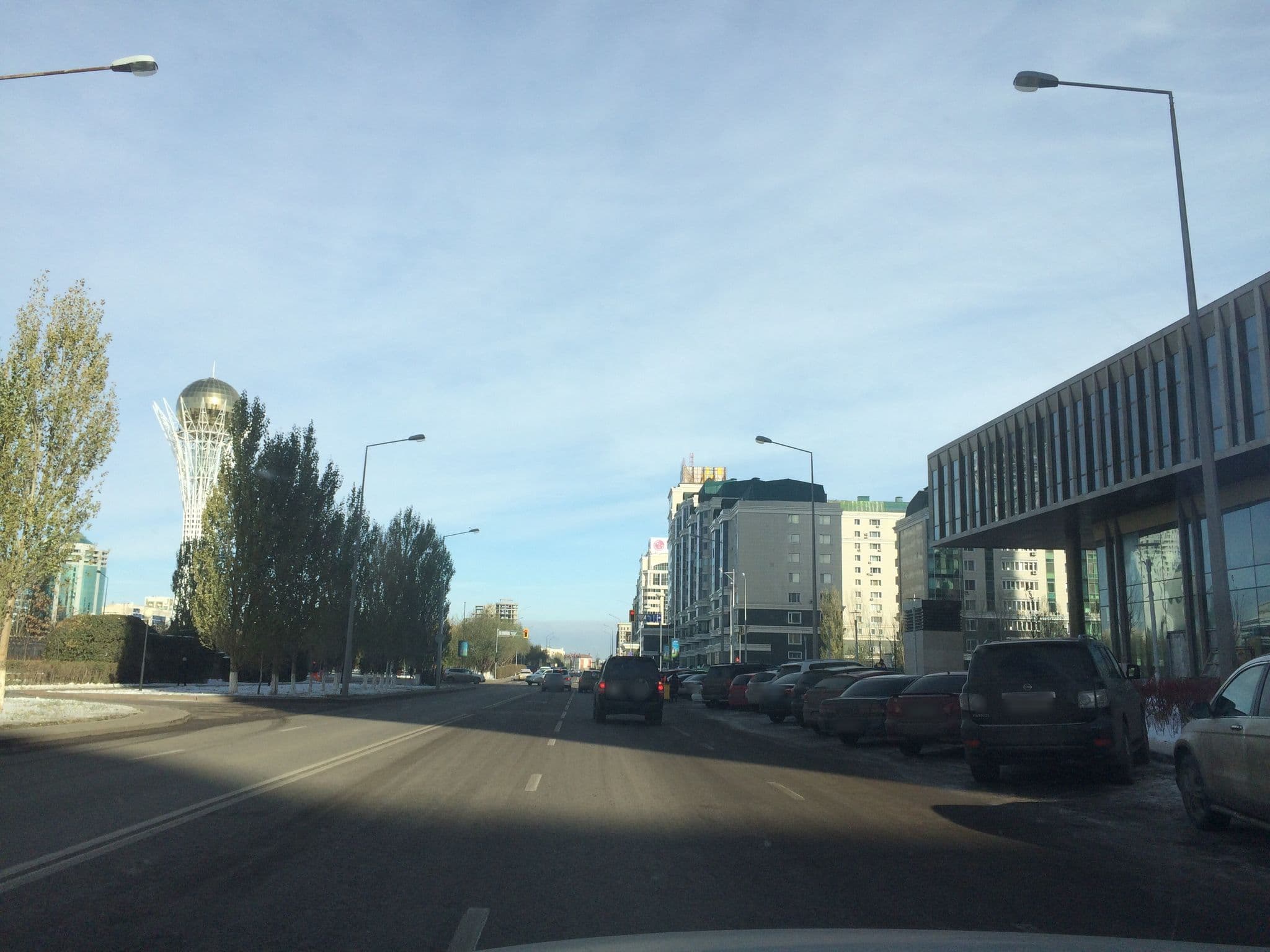 Street view near The Ritz-Carlton, Astana, Astana — © nurzhan (CC BY-SA · Mapillary)