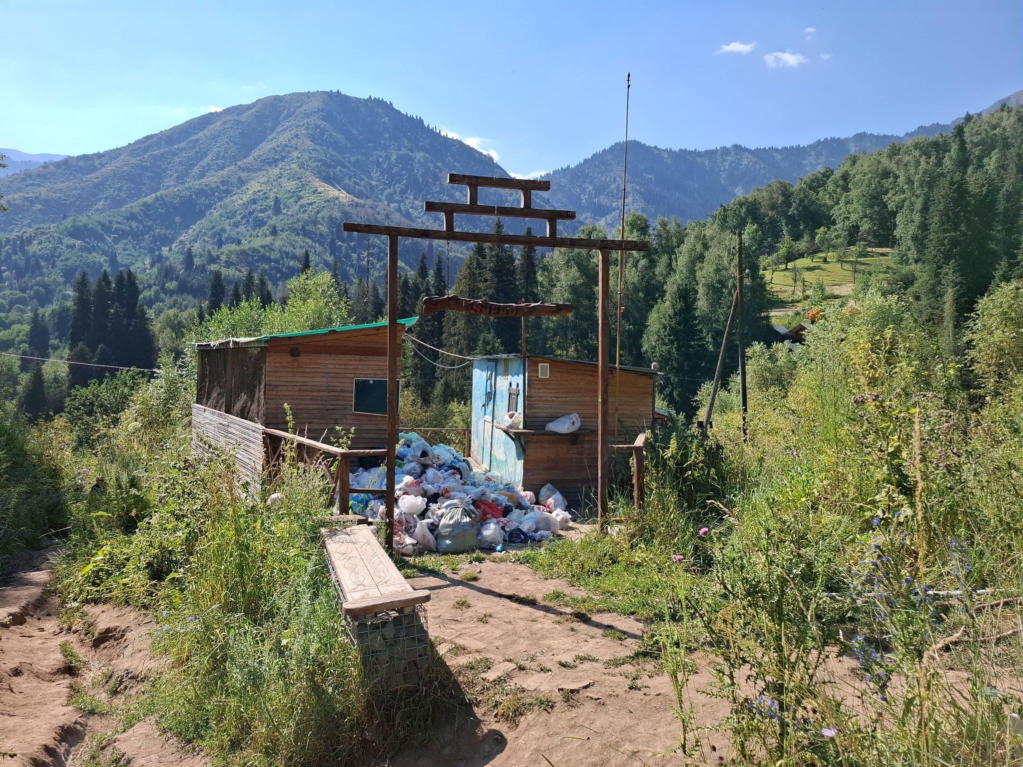 Street view near Sherpa base camp, Almaty — © Oleg_MKZ (CC BY-SA · Mapillary)