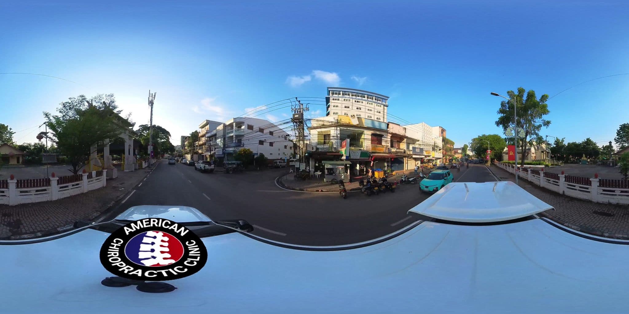 Street view near Riverine Hotel, Vientiane — © DrLogan (CC BY-SA · Mapillary)