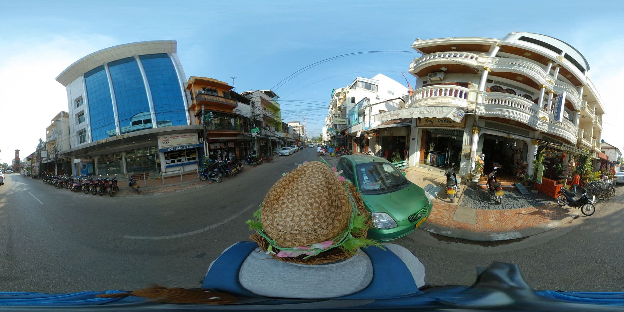 Street view near Pangkham, Vientiane