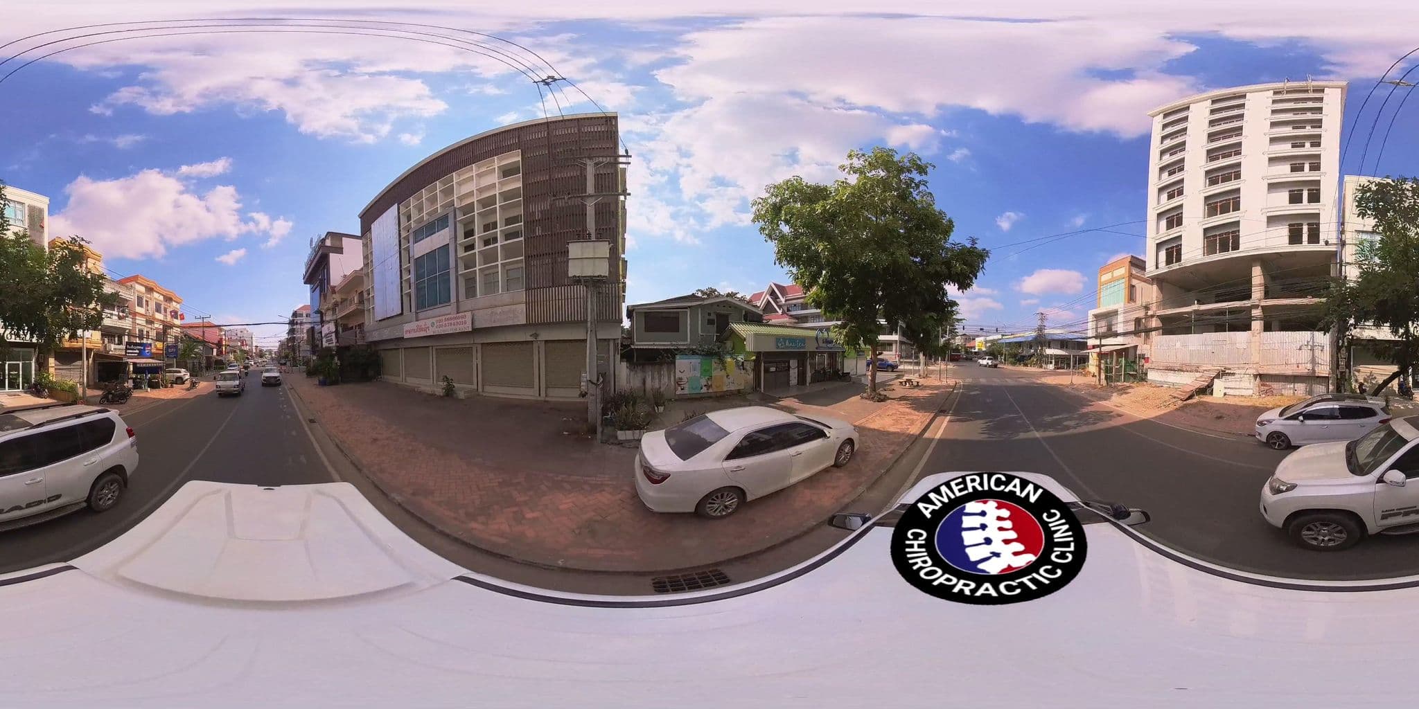 Street view near Dorkket Guest House, Vientiane