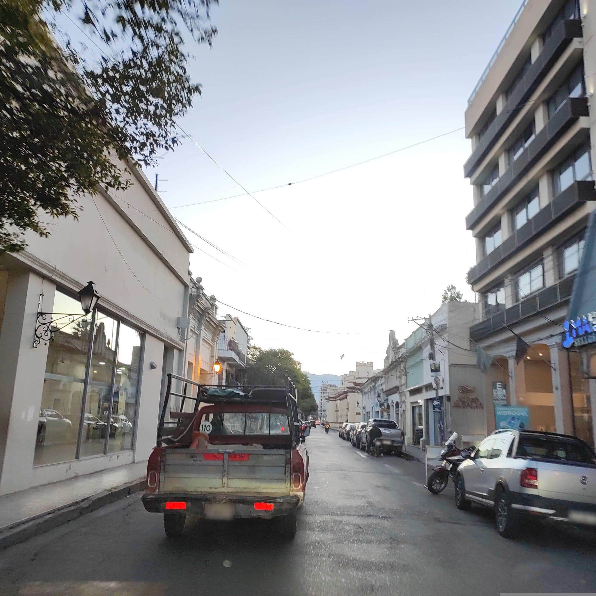 Street view near Ayres de Salta Hotel, Salta