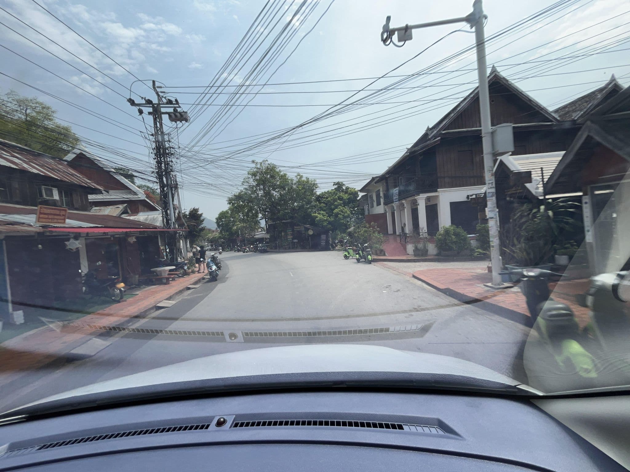Street view near The Villa Merry Lao III Hotel, Luang Prabang