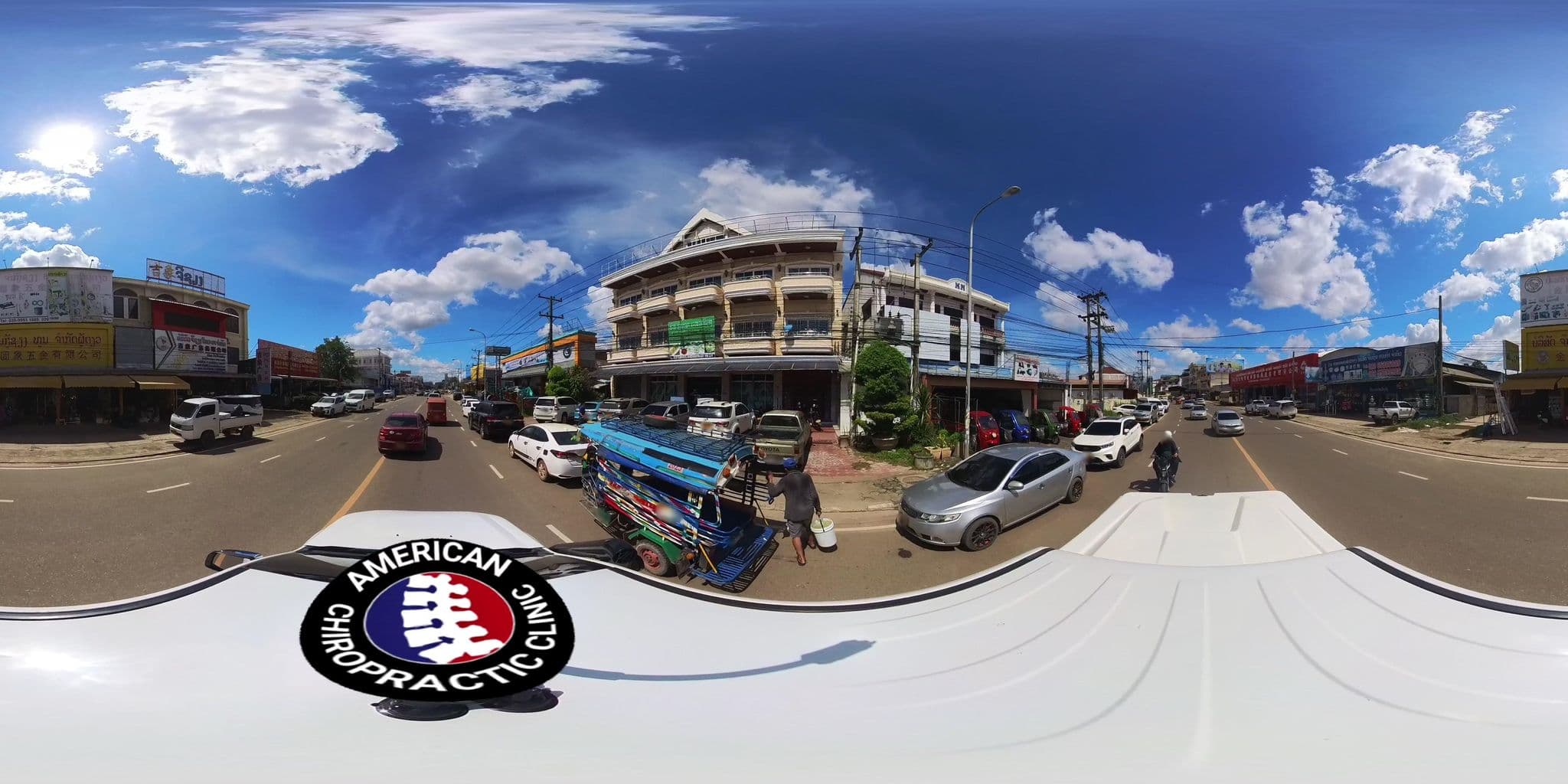 Street view near Rungnapha Hotel, Vientiane