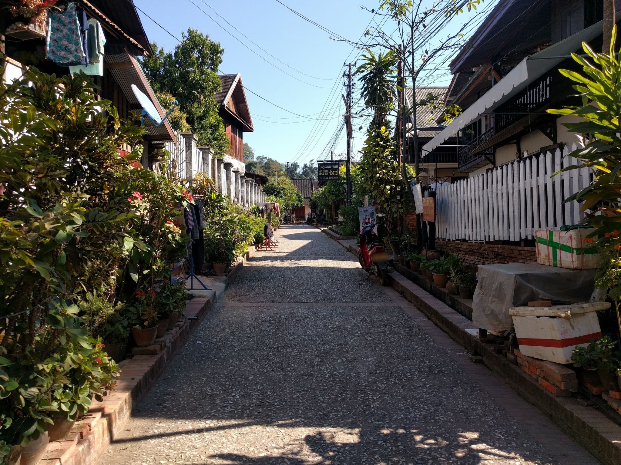 Street view near Pakam Guesthouse, Luang Prabang