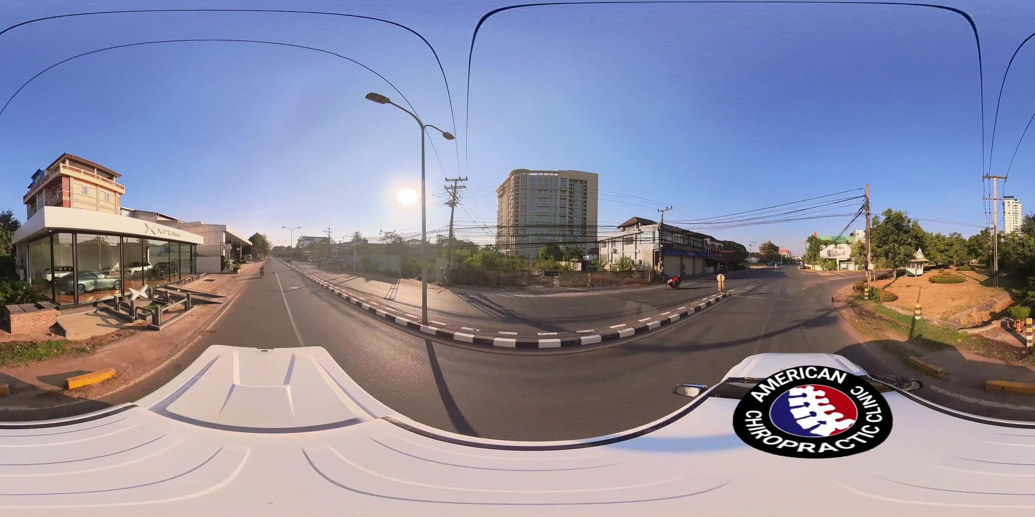 Street view near T.B. Apartment, Vientiane