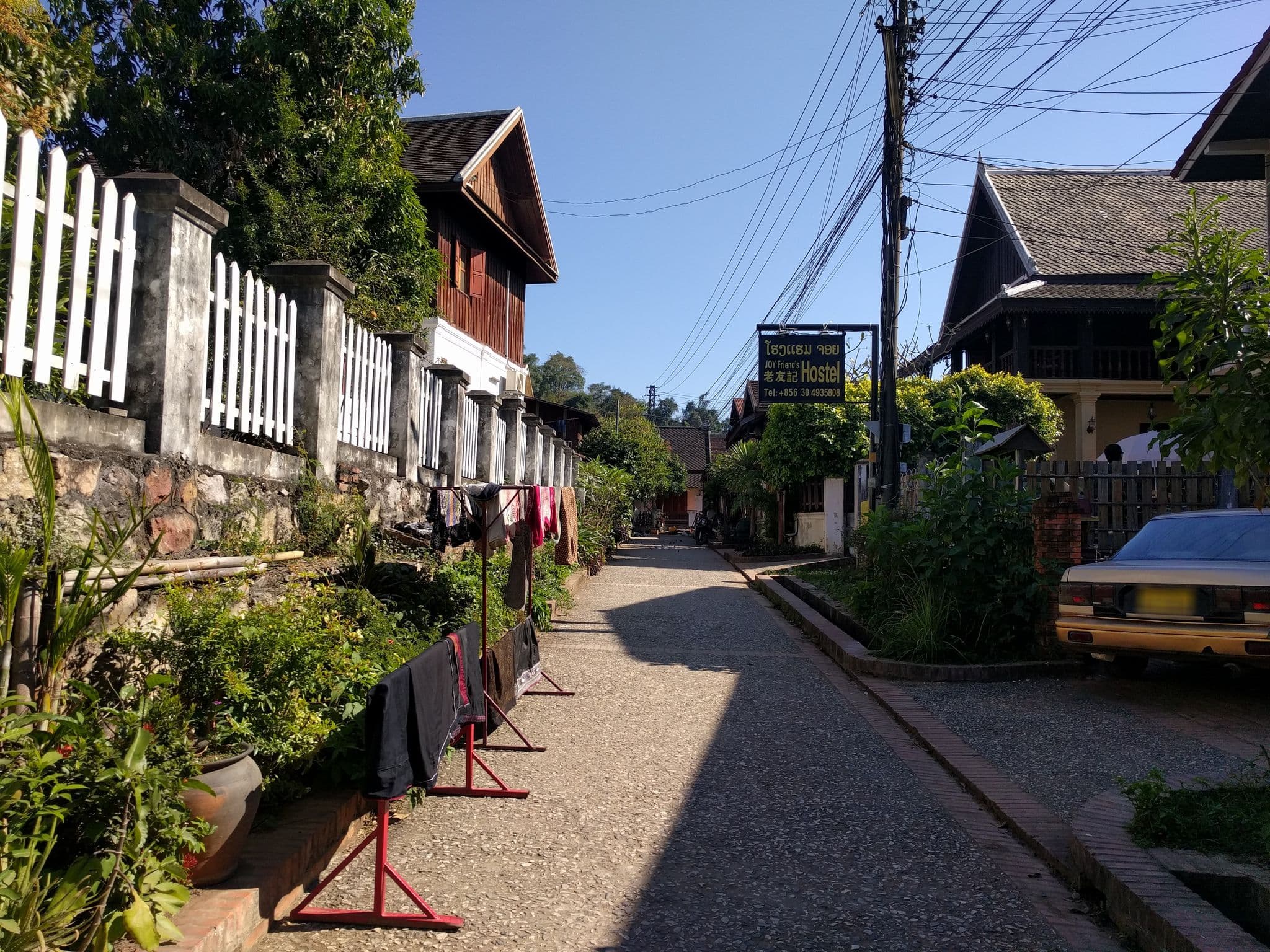 Street view near Aurora Hostel, Luang Prabang