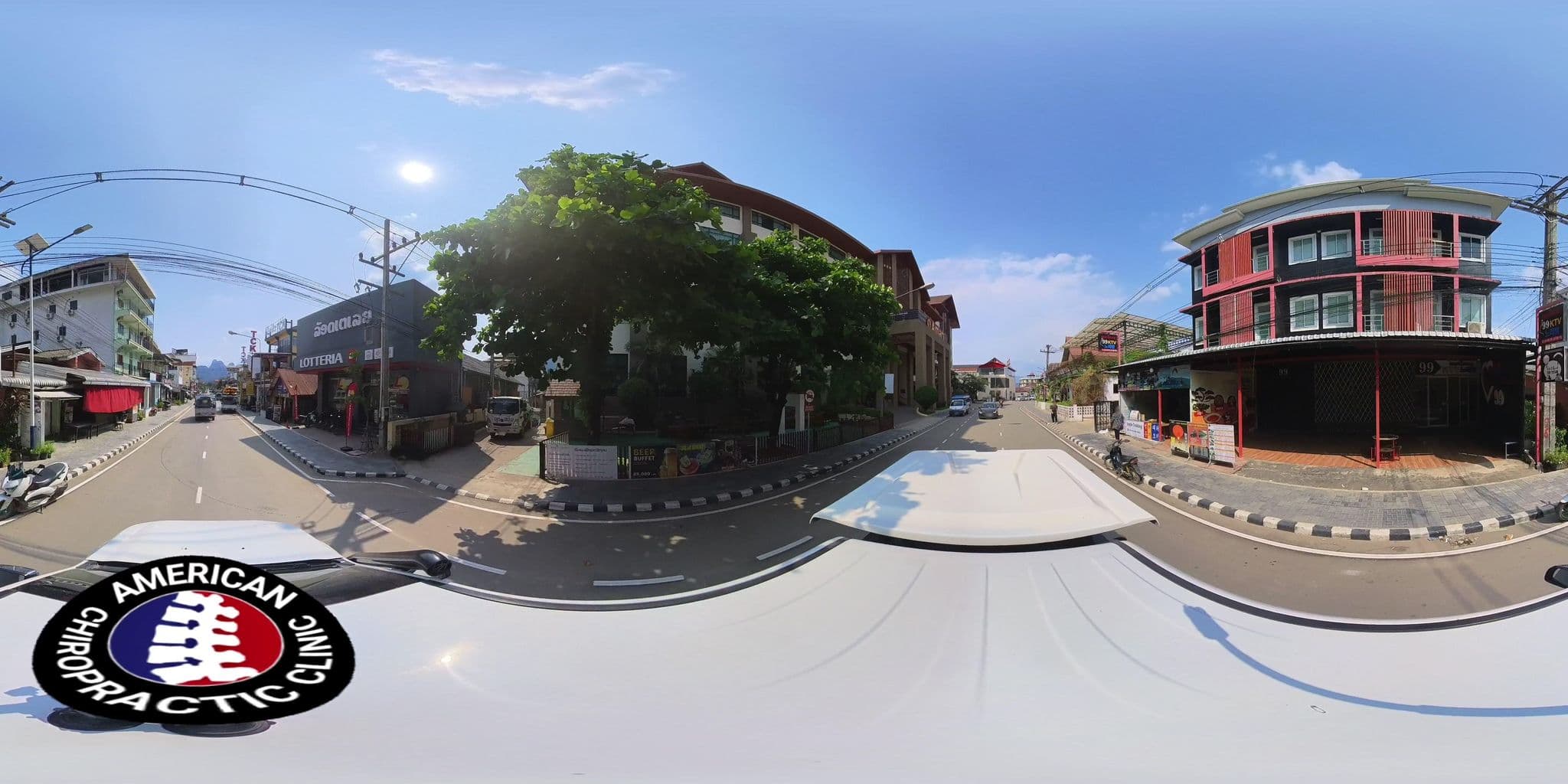 Street view near Freedom Hostel, Vang Vieng