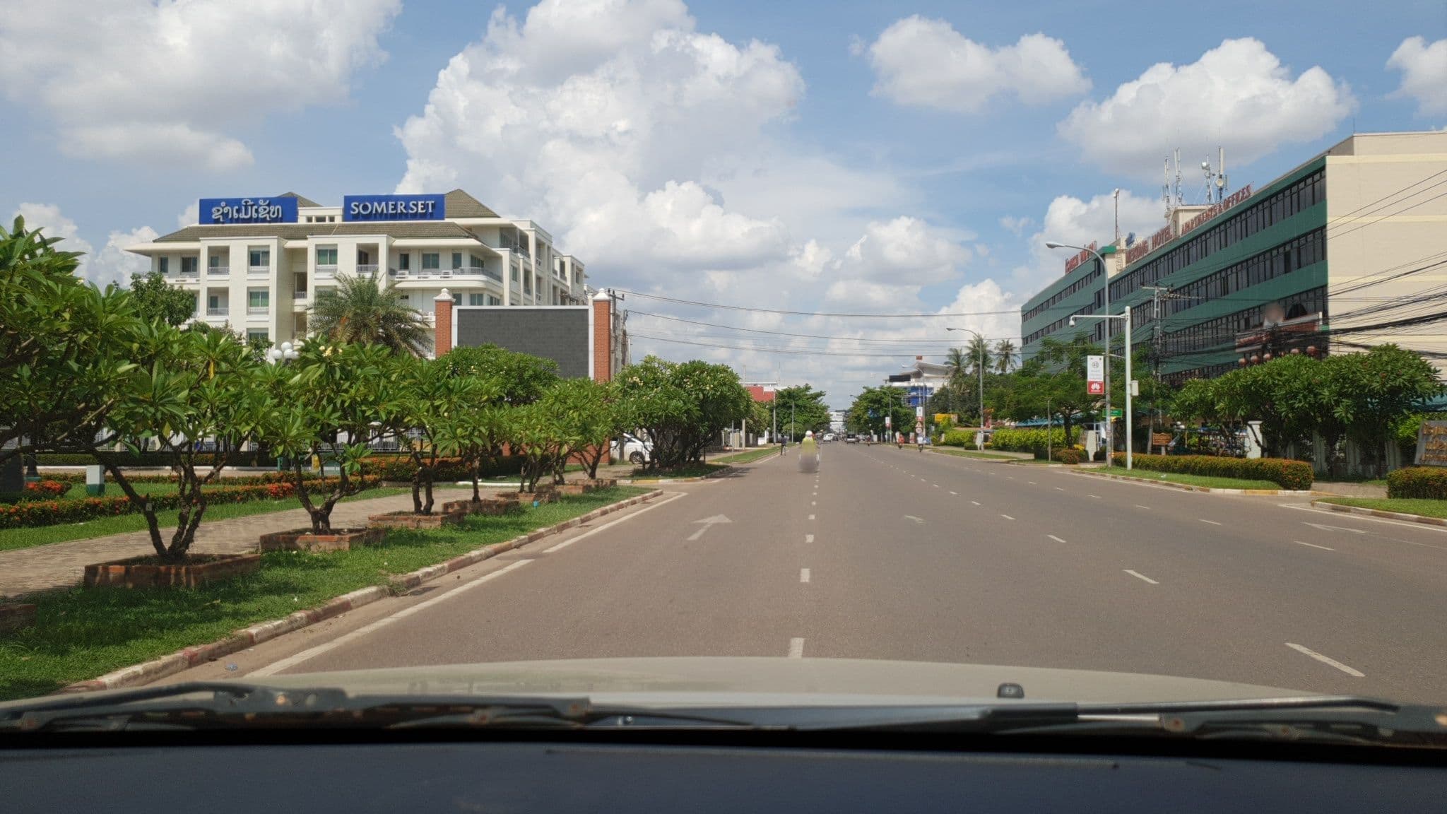 Street view near Mekong hotel, Vientiane