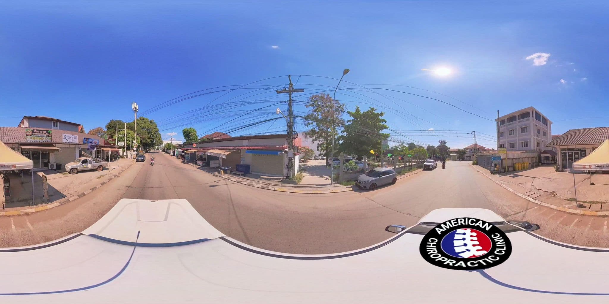 Street view near MK Apartment, Vientiane