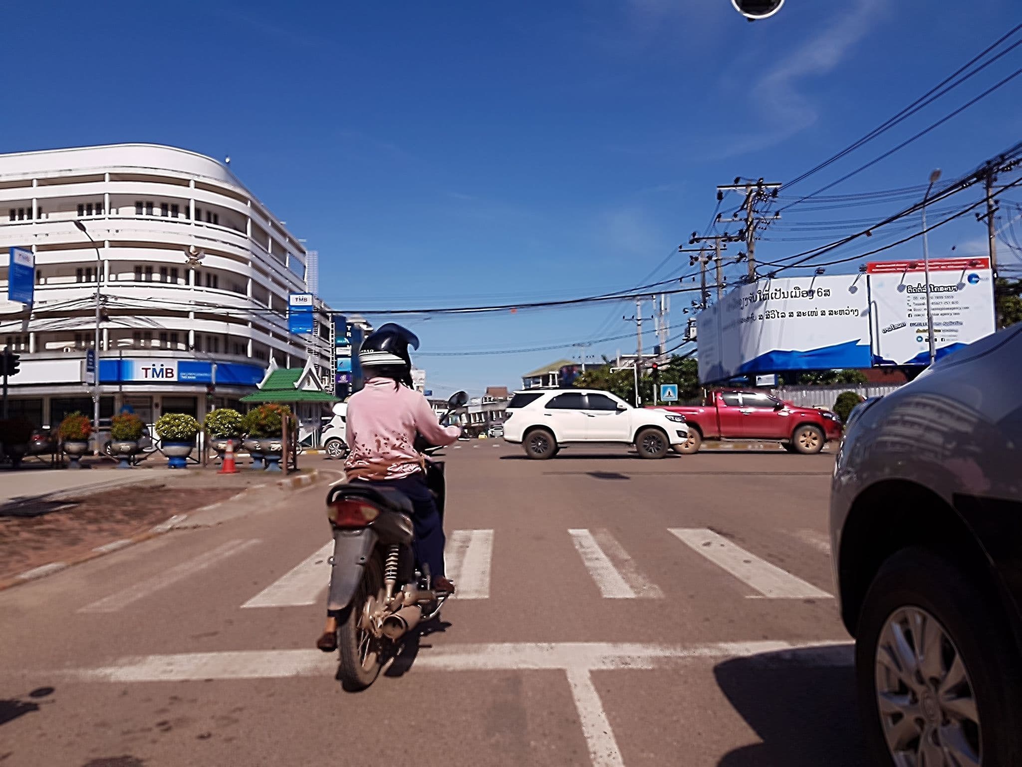 Street view near Center Point Boutique Hotel, Vientiane