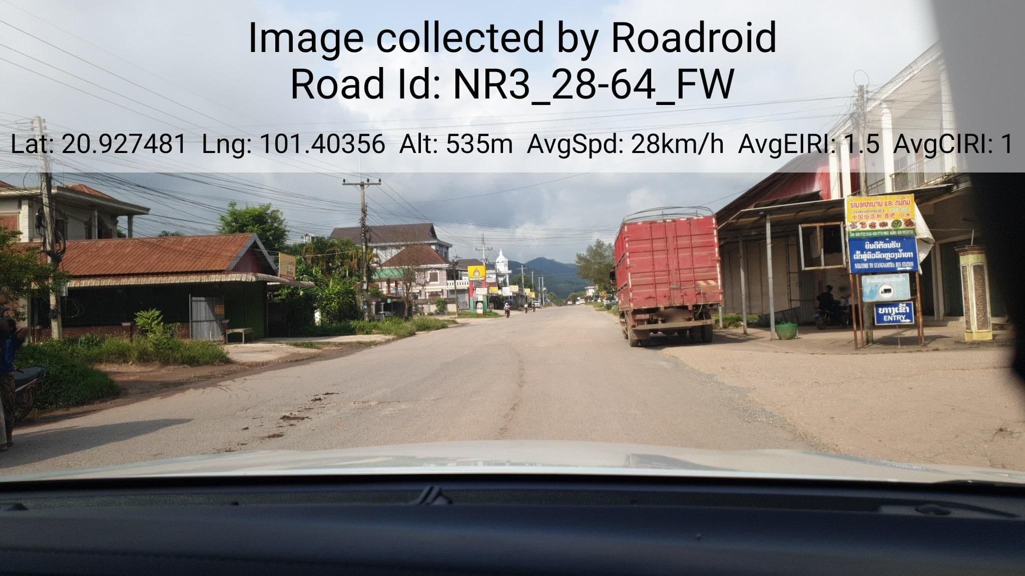 Street view near Khounxaisavanh Guesthouse, Luang Namtha — © roadroid (CC BY-SA · Mapillary)