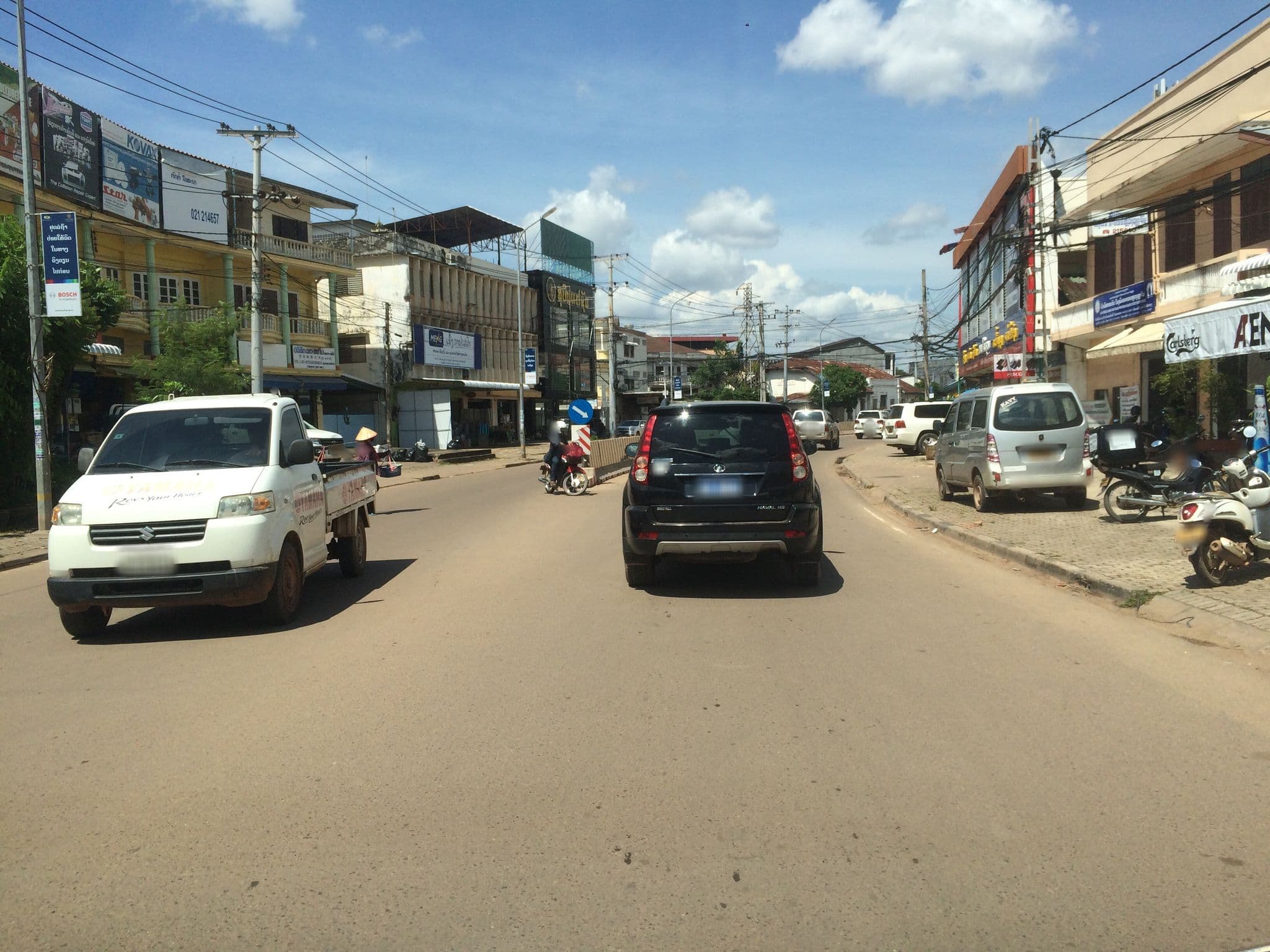 Street view near House of Jars, Vientiane