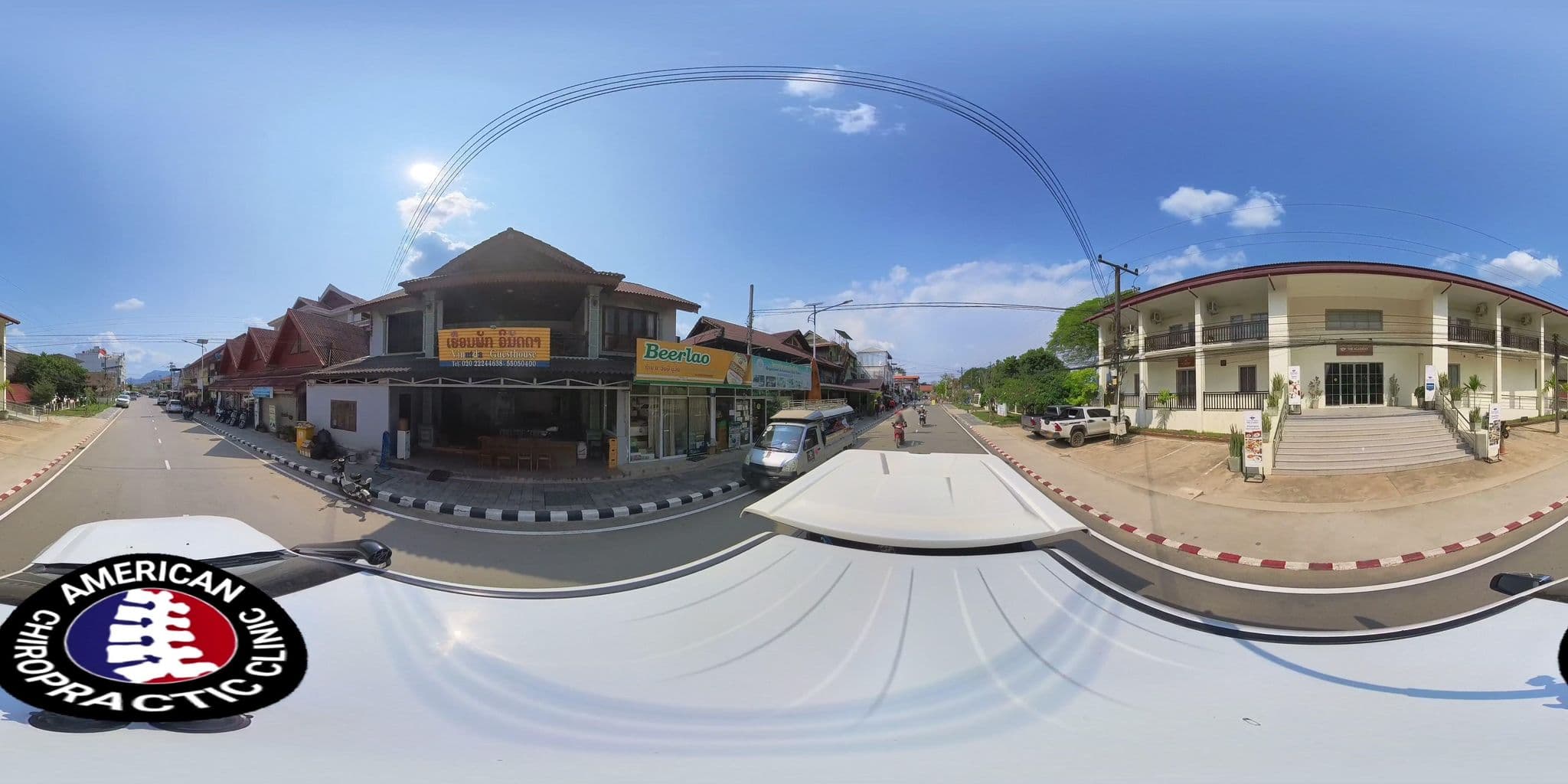 Street view near The Academy Training Hotel, Vang Vieng