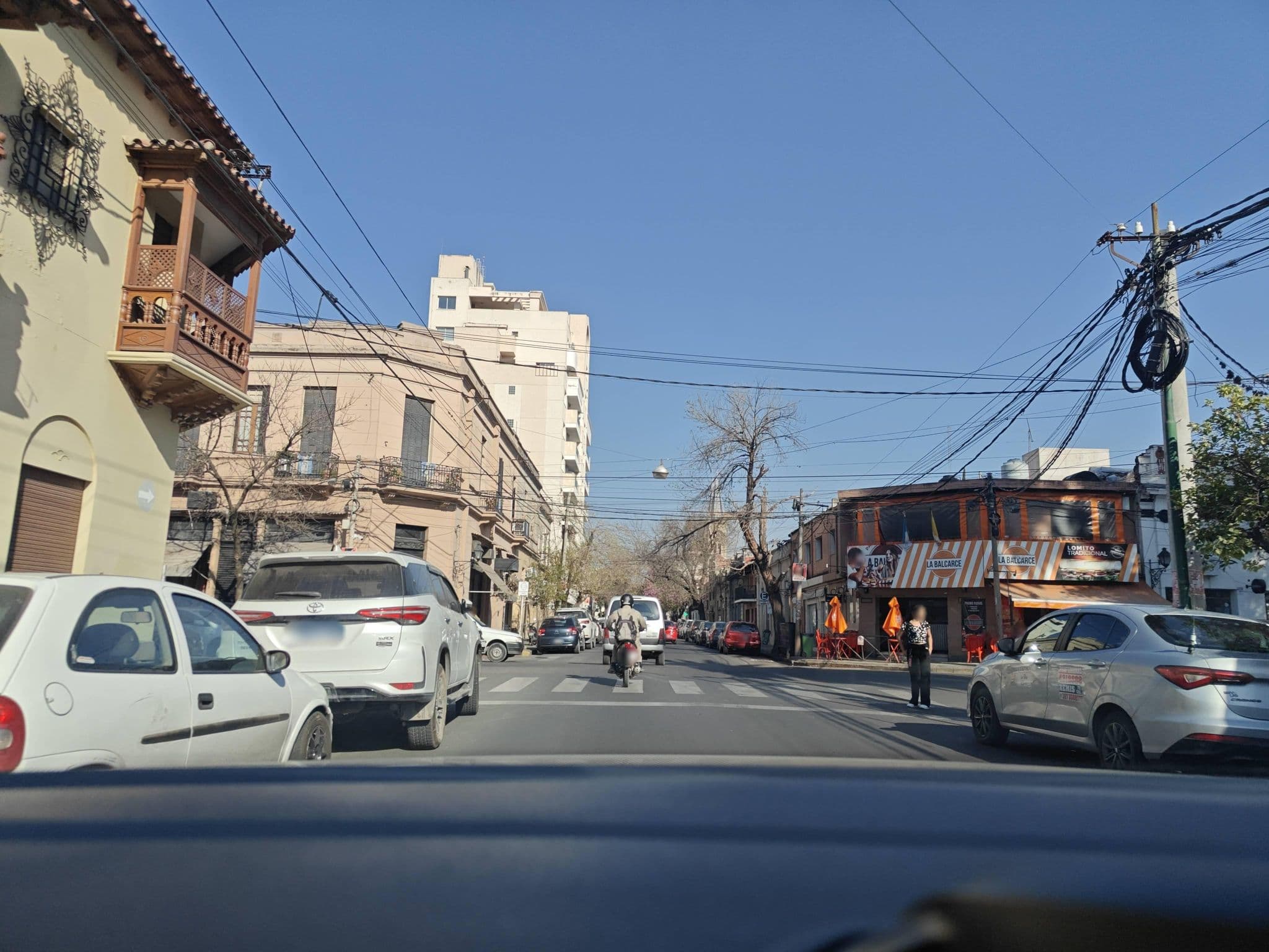 Street view near Solar de la Plaza, Salta