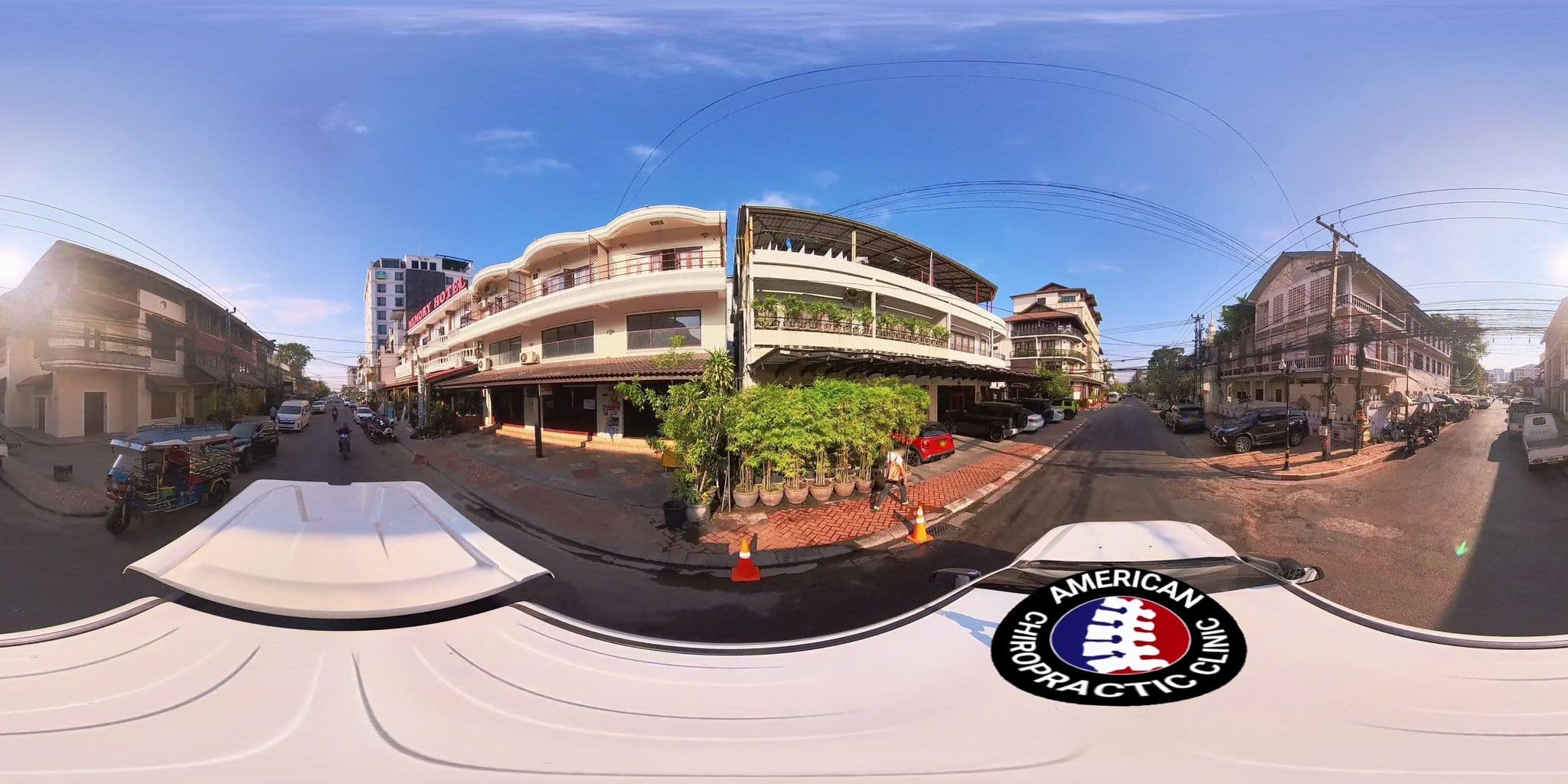 Street view near Phoung Champa Hotel, Vientiane