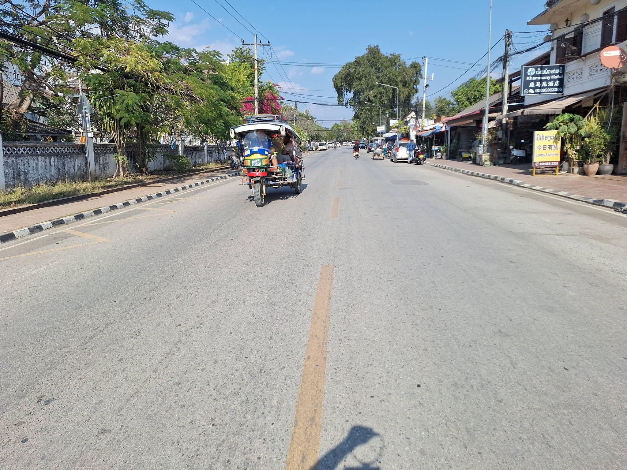 Street view near Khammany Inn, Luang Prabang
