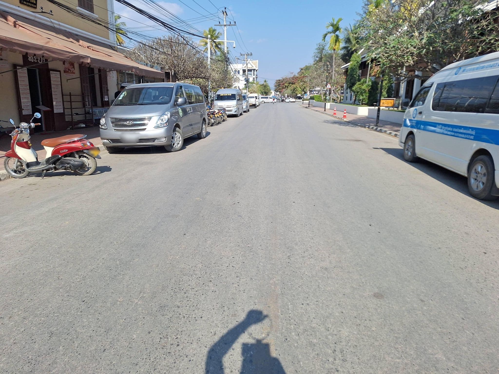 Street view near Souksavat Guest House, Luang Prabang