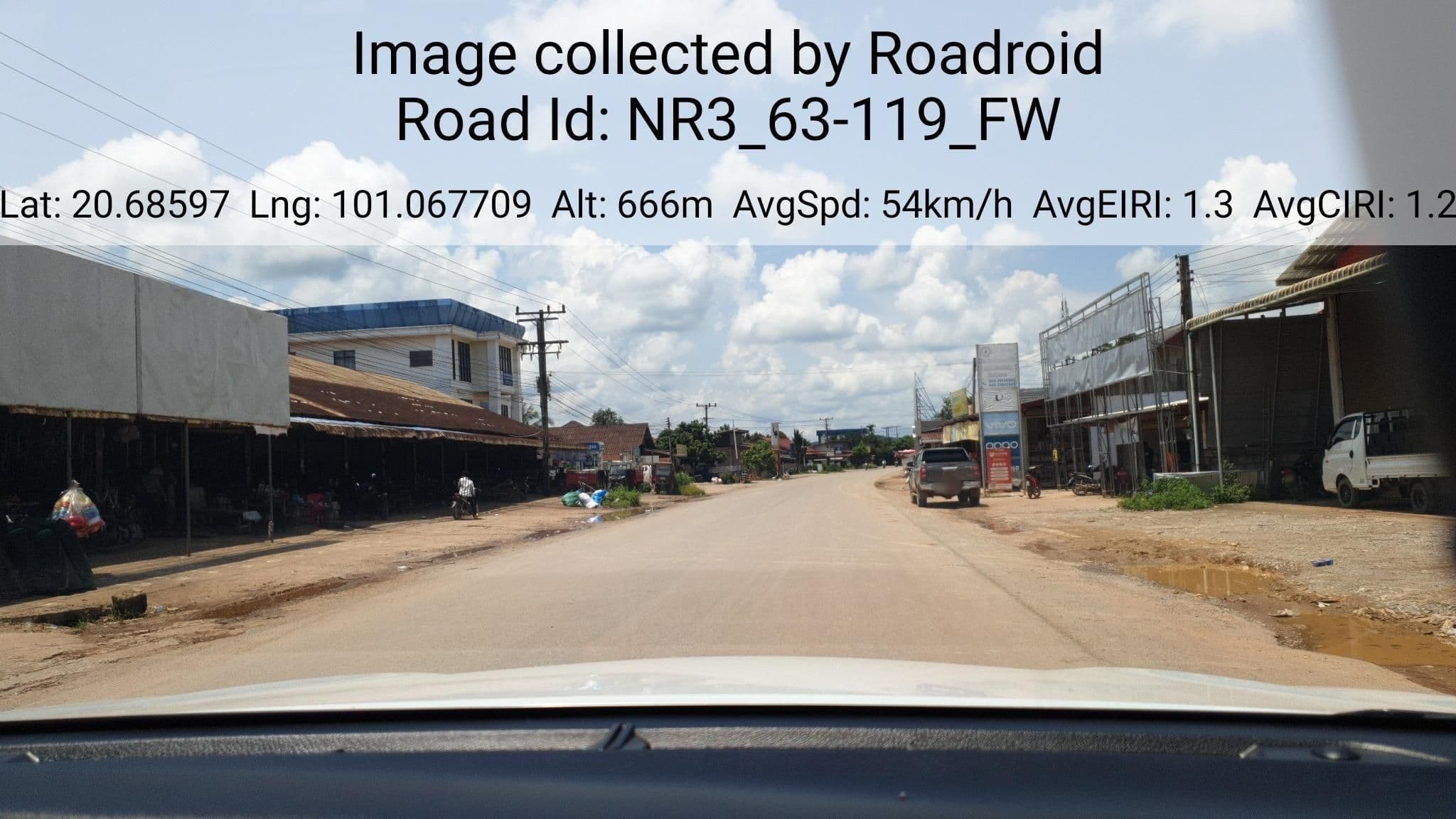 Street view near Laogong Hotel, Luang Namtha — © roadroid (CC BY-SA · Mapillary)