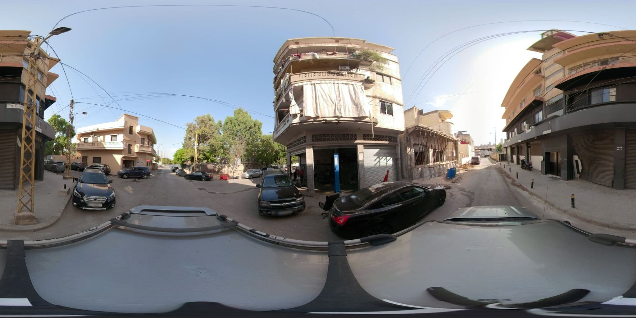 Street view near The Colony Beirut Hostel, Beirut — © aubmsfea (CC BY-SA · Mapillary)
