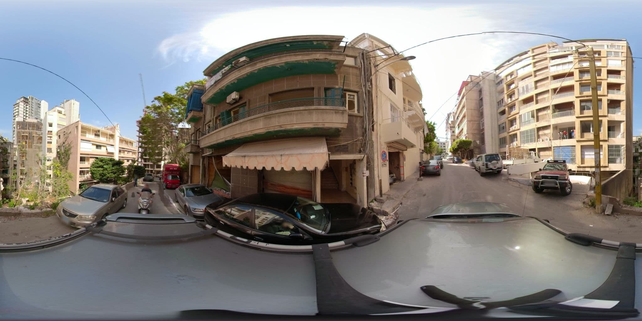 Street view near Nina, Beirut — © aubmsfea (CC BY-SA · Mapillary)