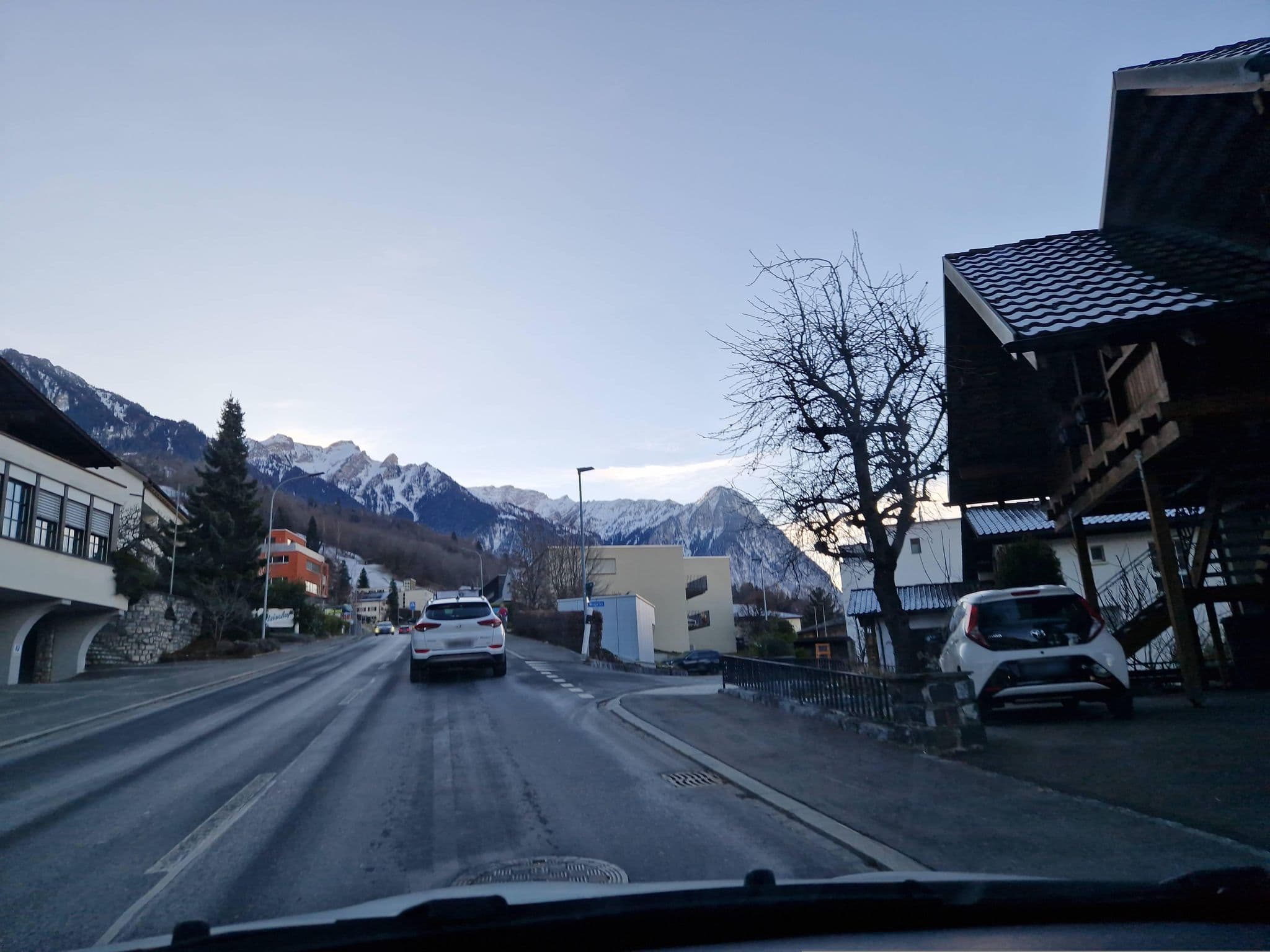 Street view near Hotel Meierhof, Triesenberg — © chrisbeddow (CC BY-SA · Mapillary)