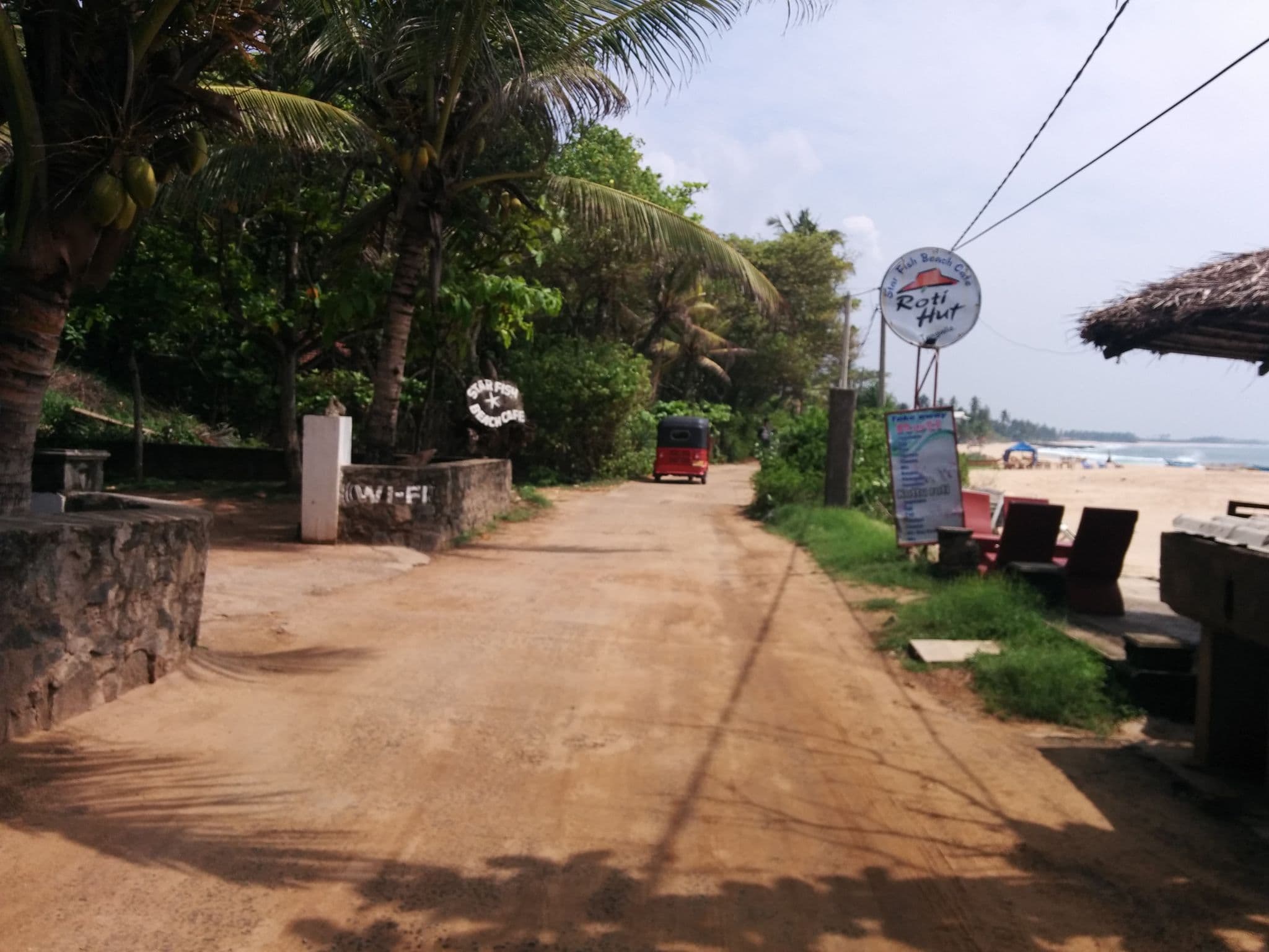 Street view near Starfish, Tangalle — © chivos (CC BY-SA · Mapillary)