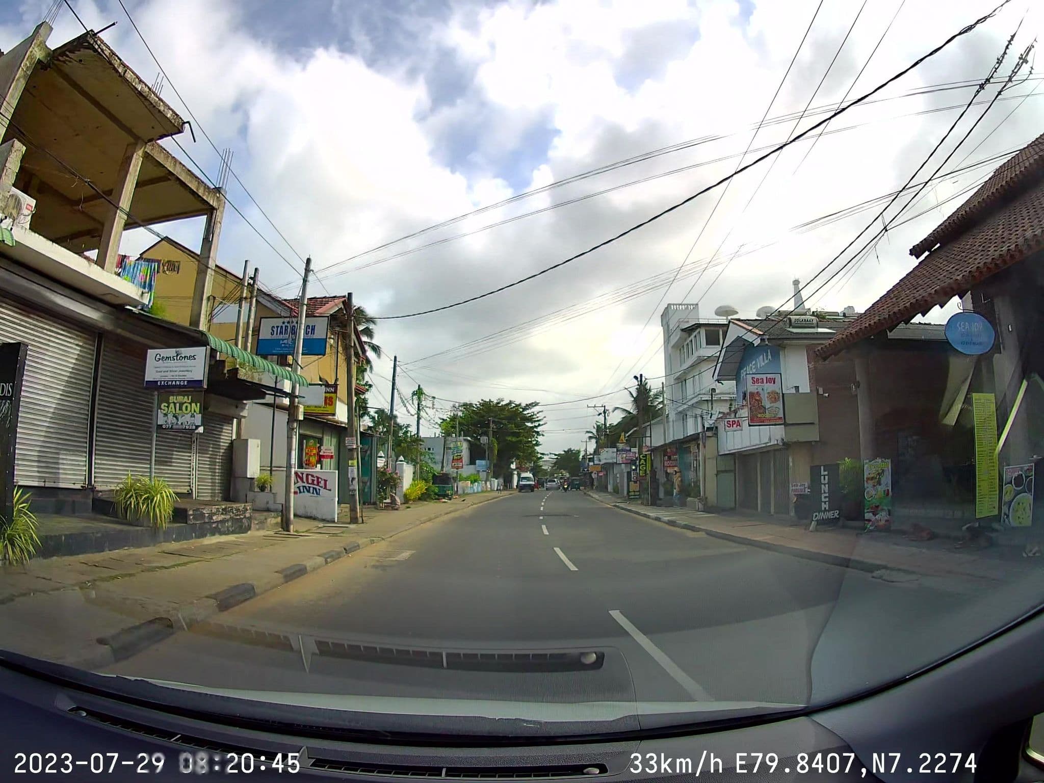 Street view near Sea Joy, Negombo