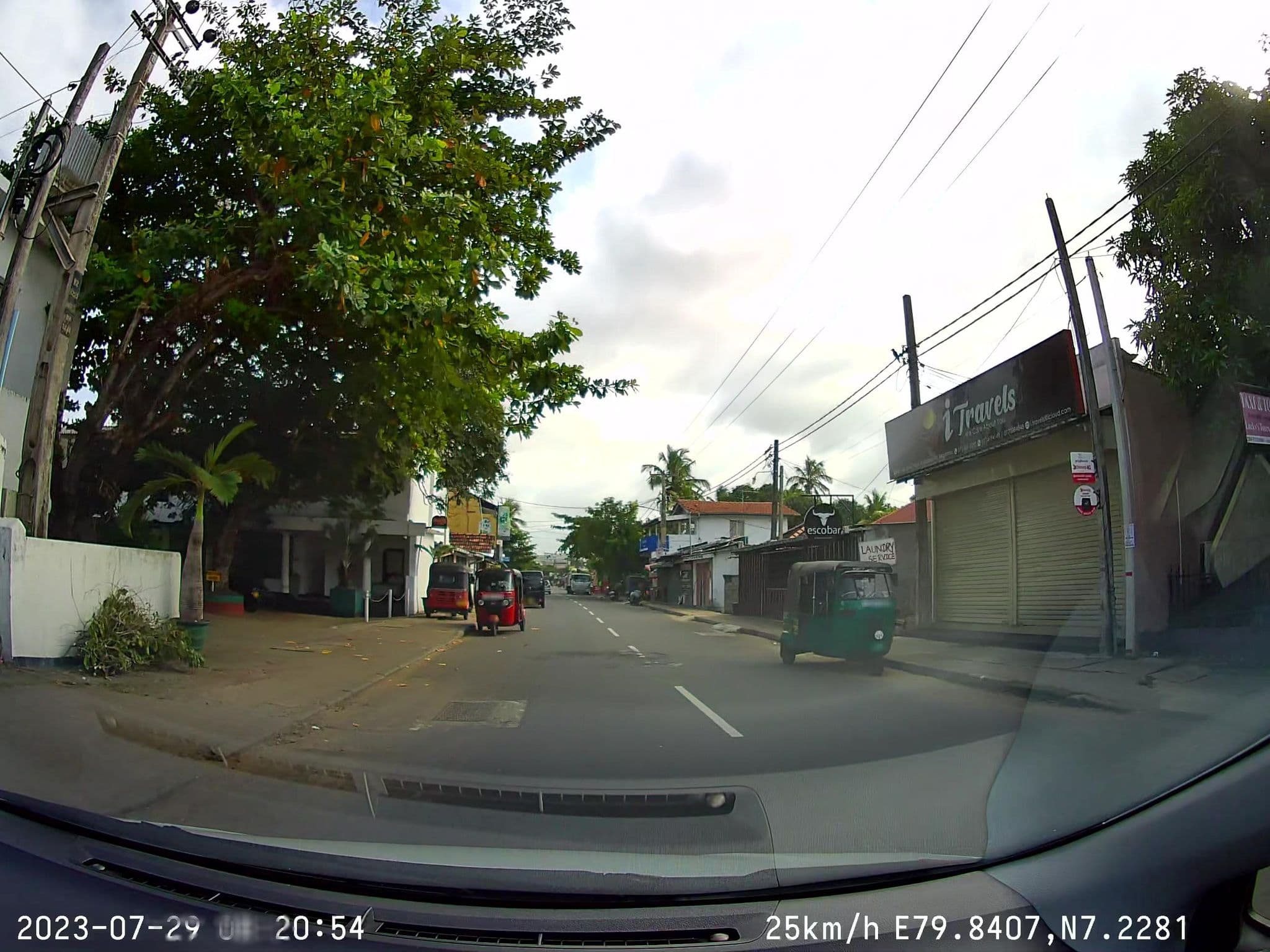 Street view near The Palace Hotel, Negombo