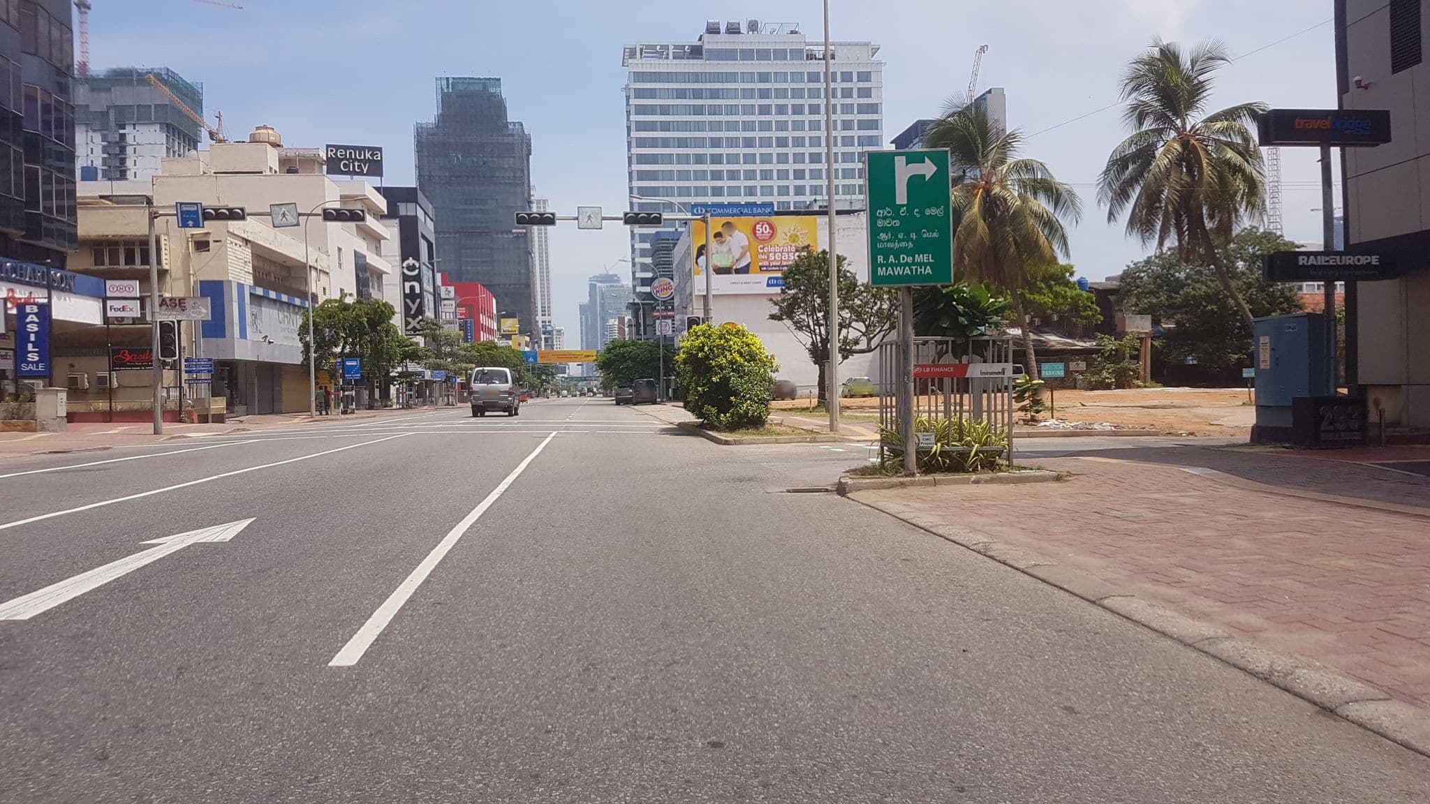 Street view near Sofia Colombo City Hotel, Colombo — © mbethke (CC BY-SA · Mapillary)