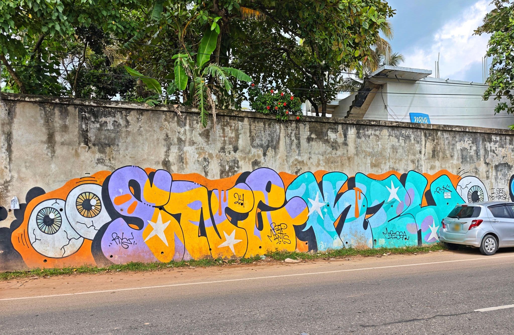 Street view near The Fat Mermaid, Mirissa city — © km2bp (CC BY-SA · Mapillary)