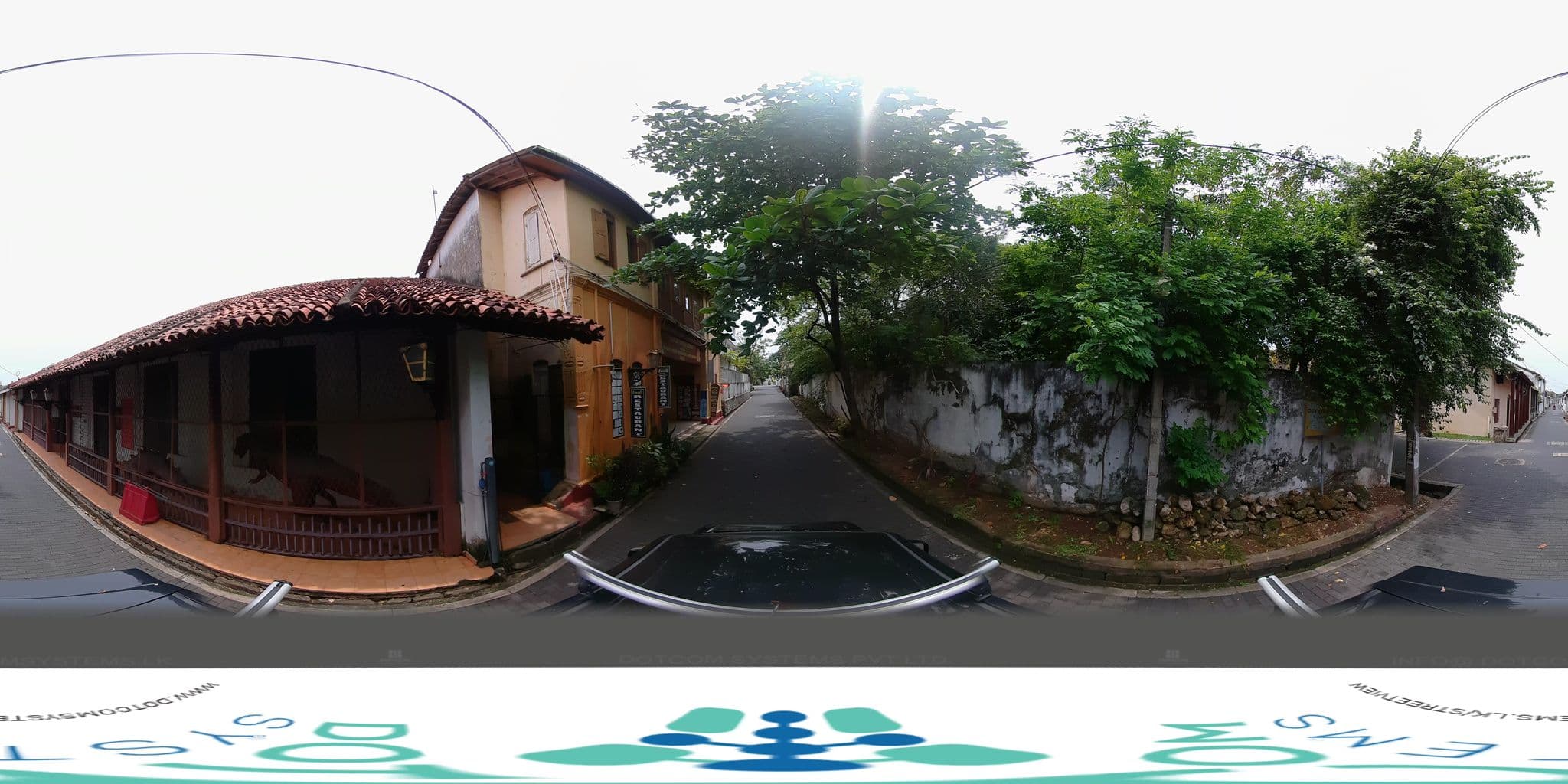 Street view near The Dutch Bungalow, Galle — © gazaly (CC BY-SA · Mapillary)